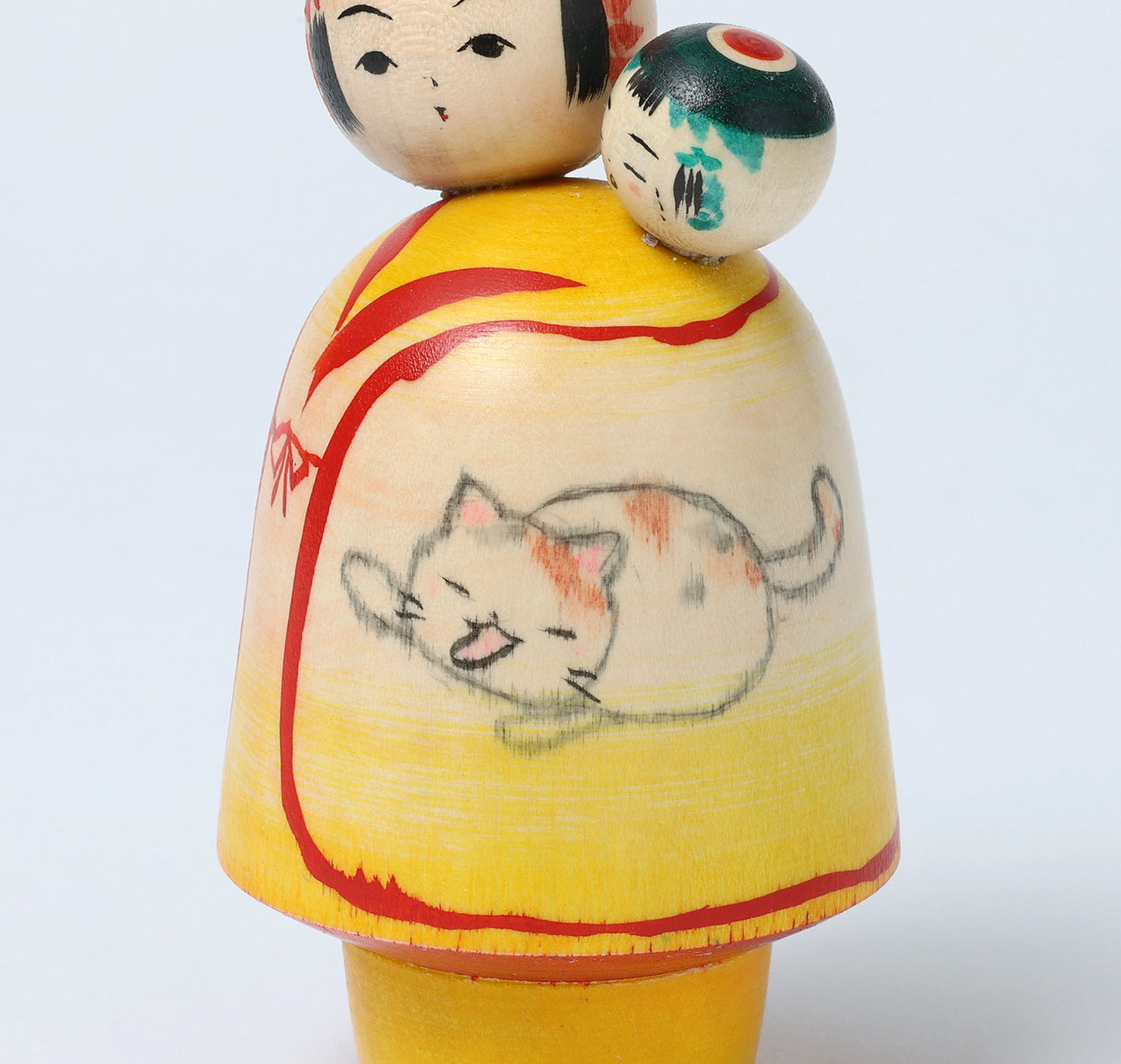 子守りこけし | 新山真由美工人 | 弥治郎系 |高さ10cm