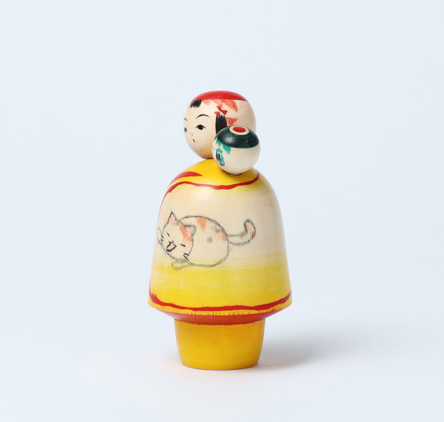 子守りこけし | 新山真由美工人 | 弥治郎系 |高さ10cm