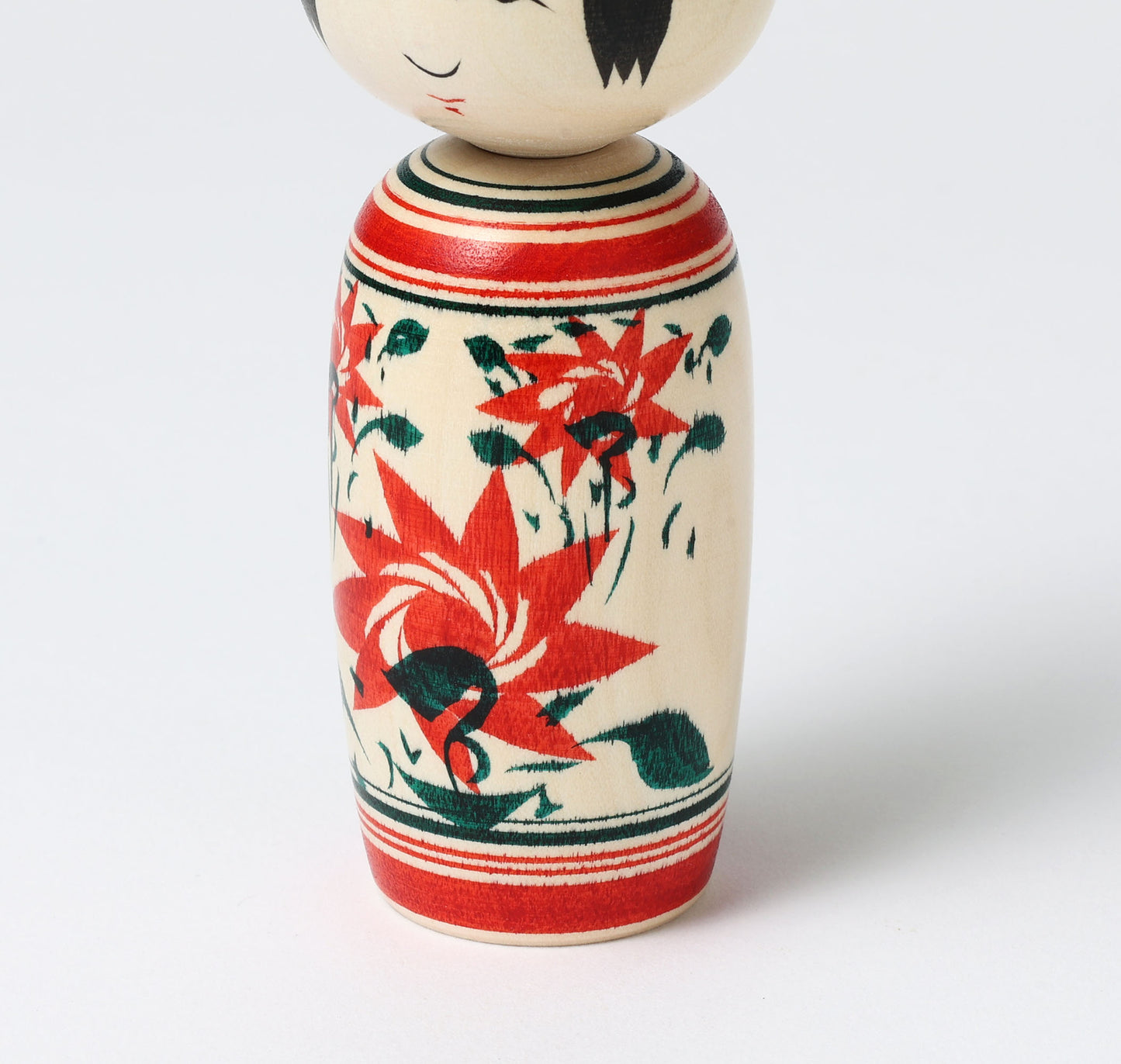 OHNUMA Hideaki 大沼秀顕工人 | Naruko kokeshi -鳴子こけし | Naruko style 鳴子系 | 11cm in height