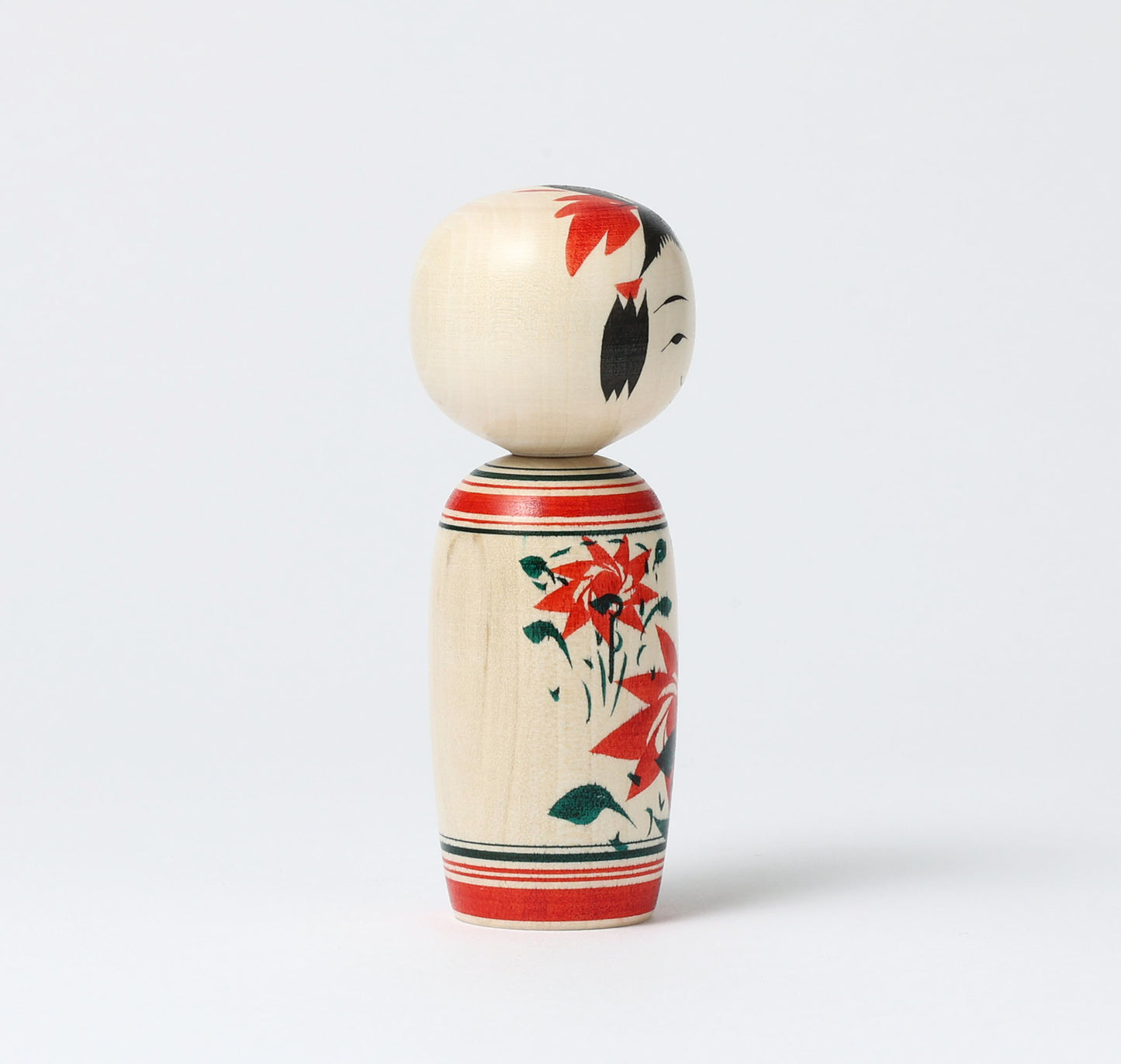OHNUMA Hideaki 大沼秀顕工人 | Naruko kokeshi -鳴子こけし | Naruko style 鳴子系 | 11cm in height