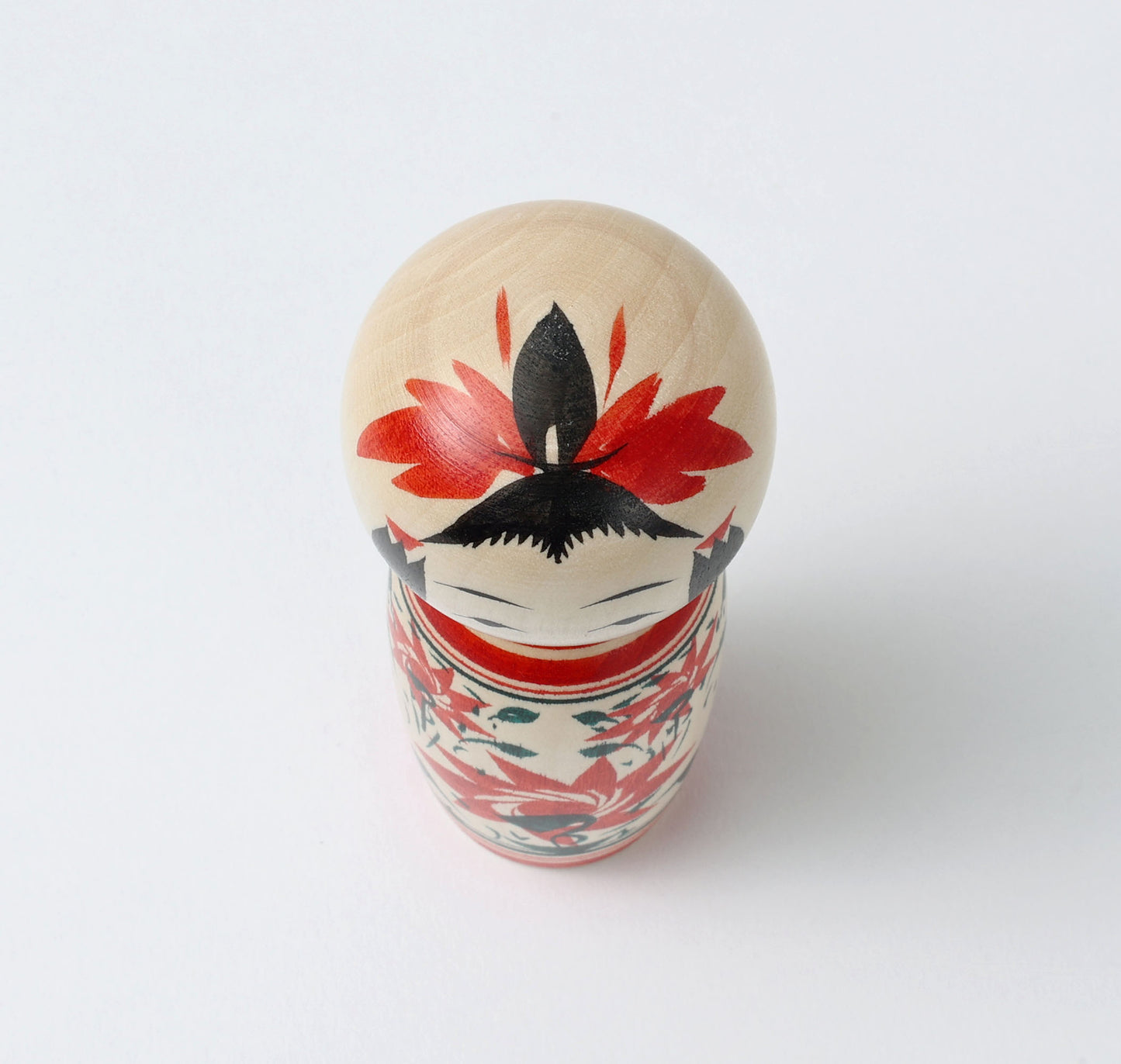 OHNUMA Hideaki 大沼秀顕工人 | Naruko kokeshi -鳴子こけし | Naruko style 鳴子系 | 11cm in height