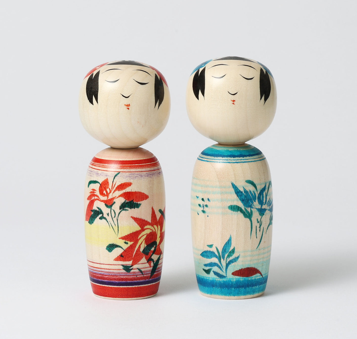 OHNUMA Hideaki 大沼秀顕工人 | Naruko kokeshi -鳴子こけし | Naruko style 鳴子系 | 11cm in height