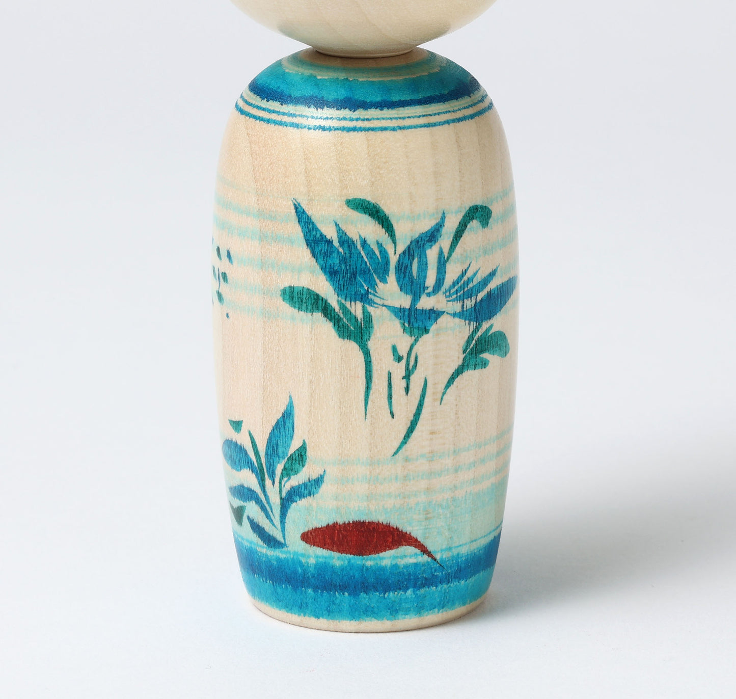 OHNUMA Hideaki 大沼秀顕工人 | Naruko kokeshi -鳴子こけし | Naruko style 鳴子系 | 11cm in height