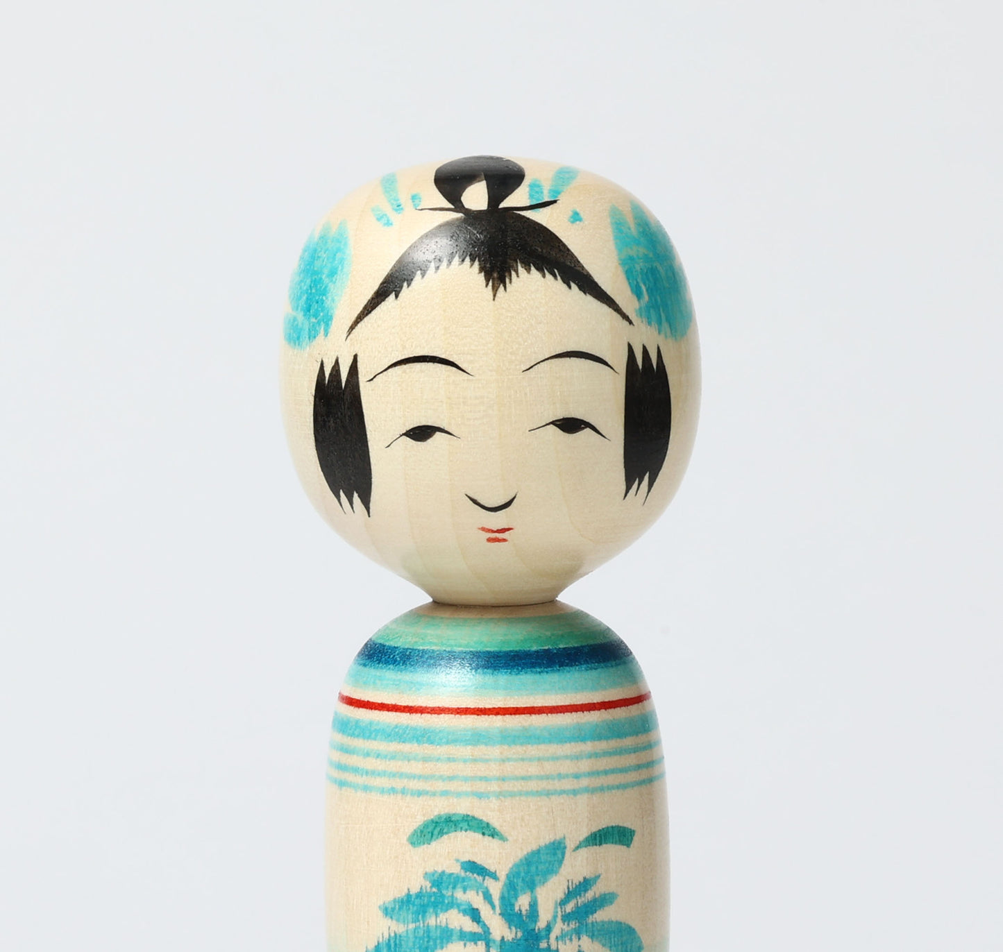 OHNUMA Hideaki 大沼秀顕工人 | Boushi kokeshi -帽子こけし | Naruko style 鳴子系 | 17.5cm in height