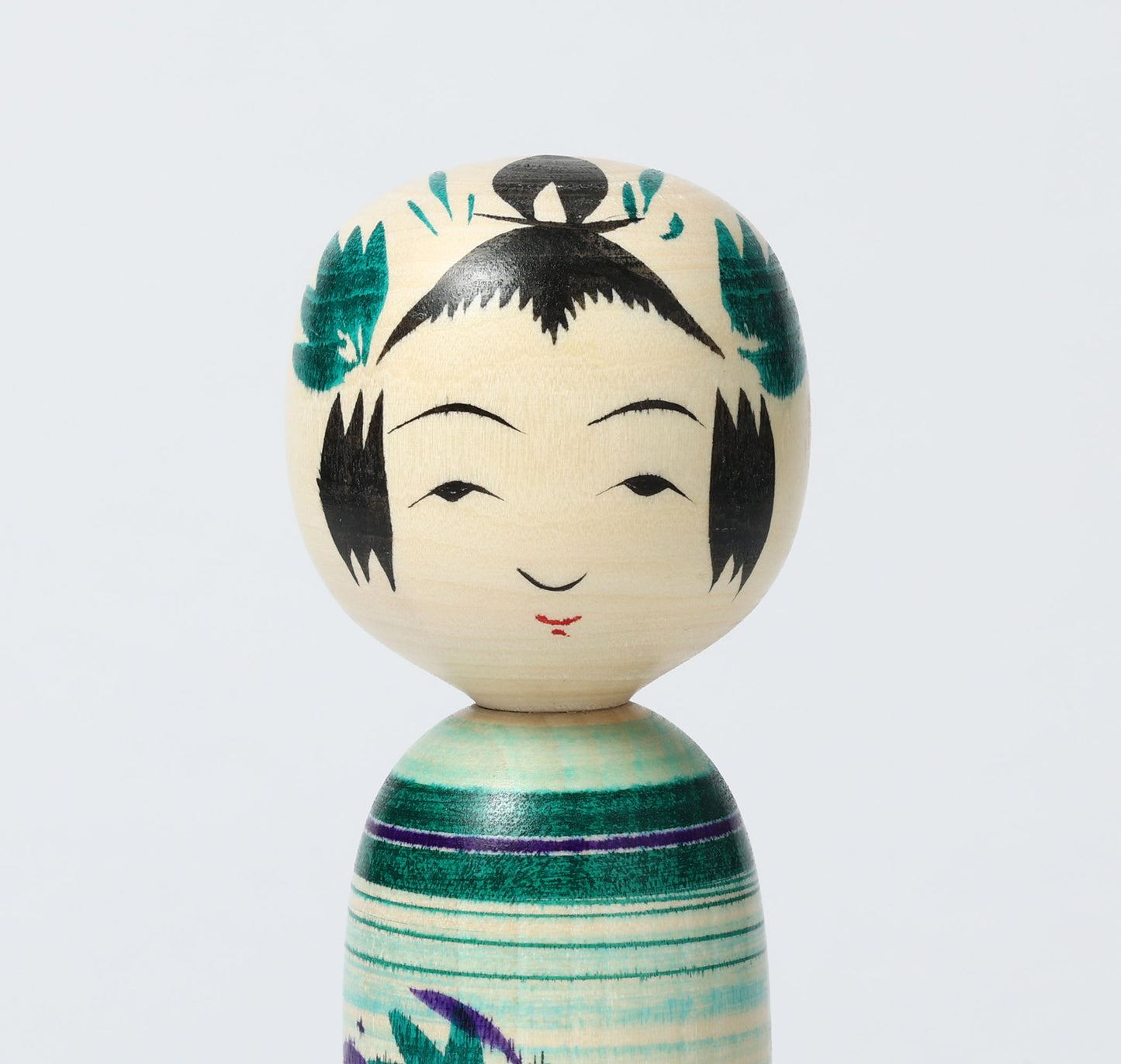 OHNUMA Hideaki 大沼秀顕工人 | Boushi kokeshi -帽子こけし | Naruko style 鳴子系 | 17cm in height