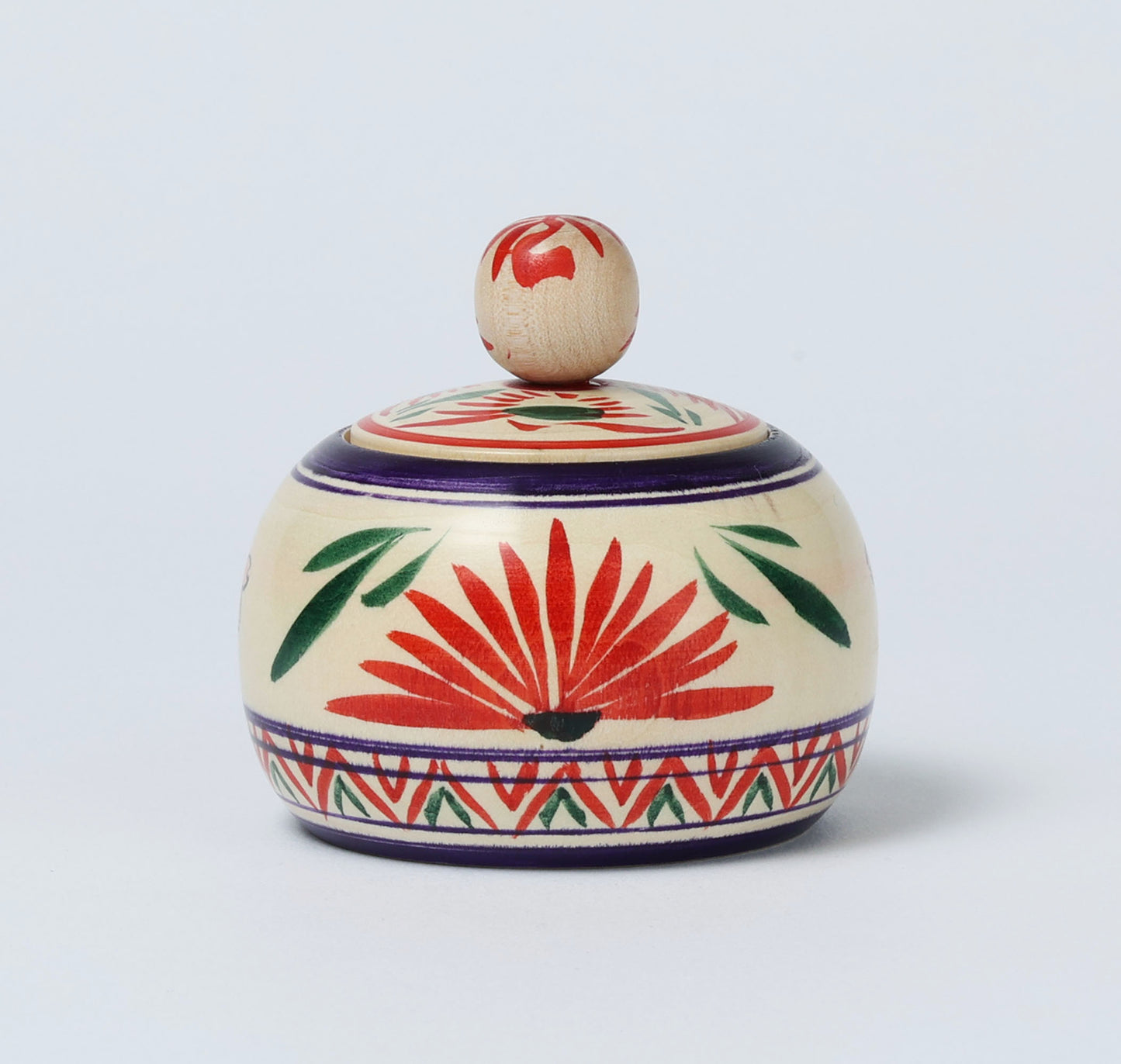 Sakura-cherry blossom ejiko kokeshi doll-桜えじこ | OGASAWARA, Yoshio 小笠原義雄 | Togatta style 遠刈田系 | 7cm in height