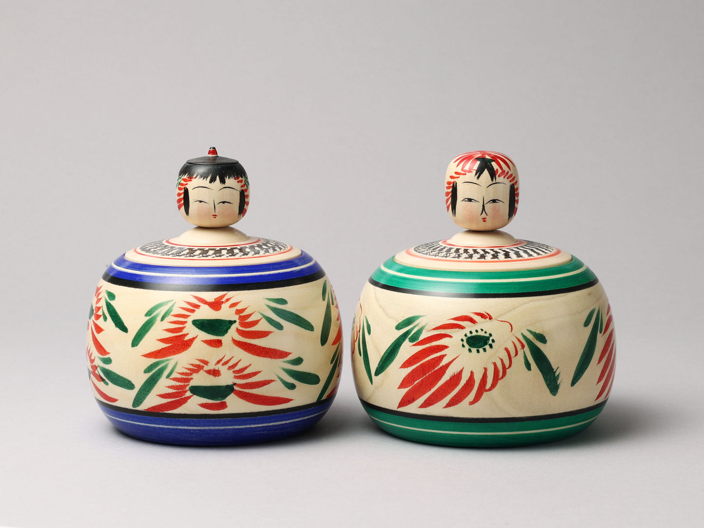 OGASAWARA, Yoshio 小笠原義雄工人 | pot style of Ejiko kokeshi doll- えじここけし | Togatta style 遠刈田系