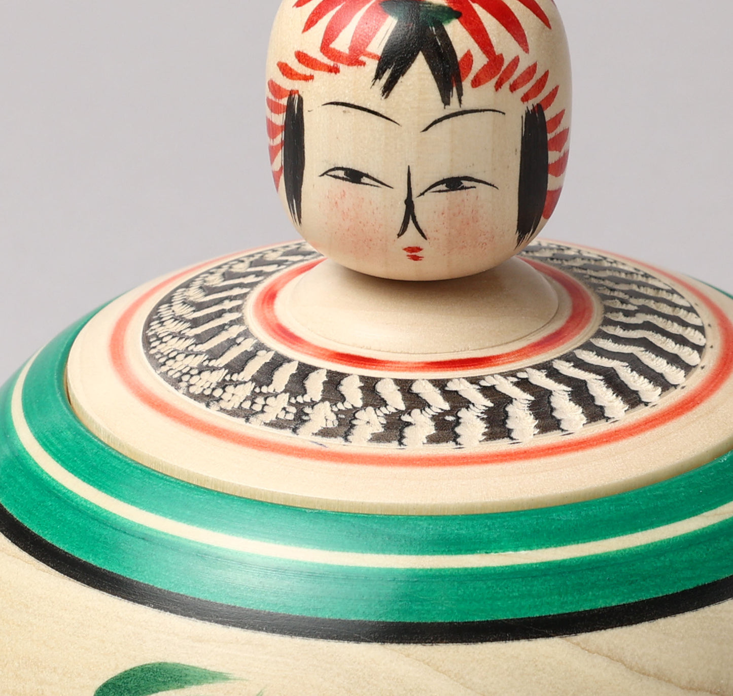 OGASAWARA, Yoshio 小笠原義雄工人 | pot style of Ejiko kokeshi doll- えじここけし | Togatta style 遠刈田系