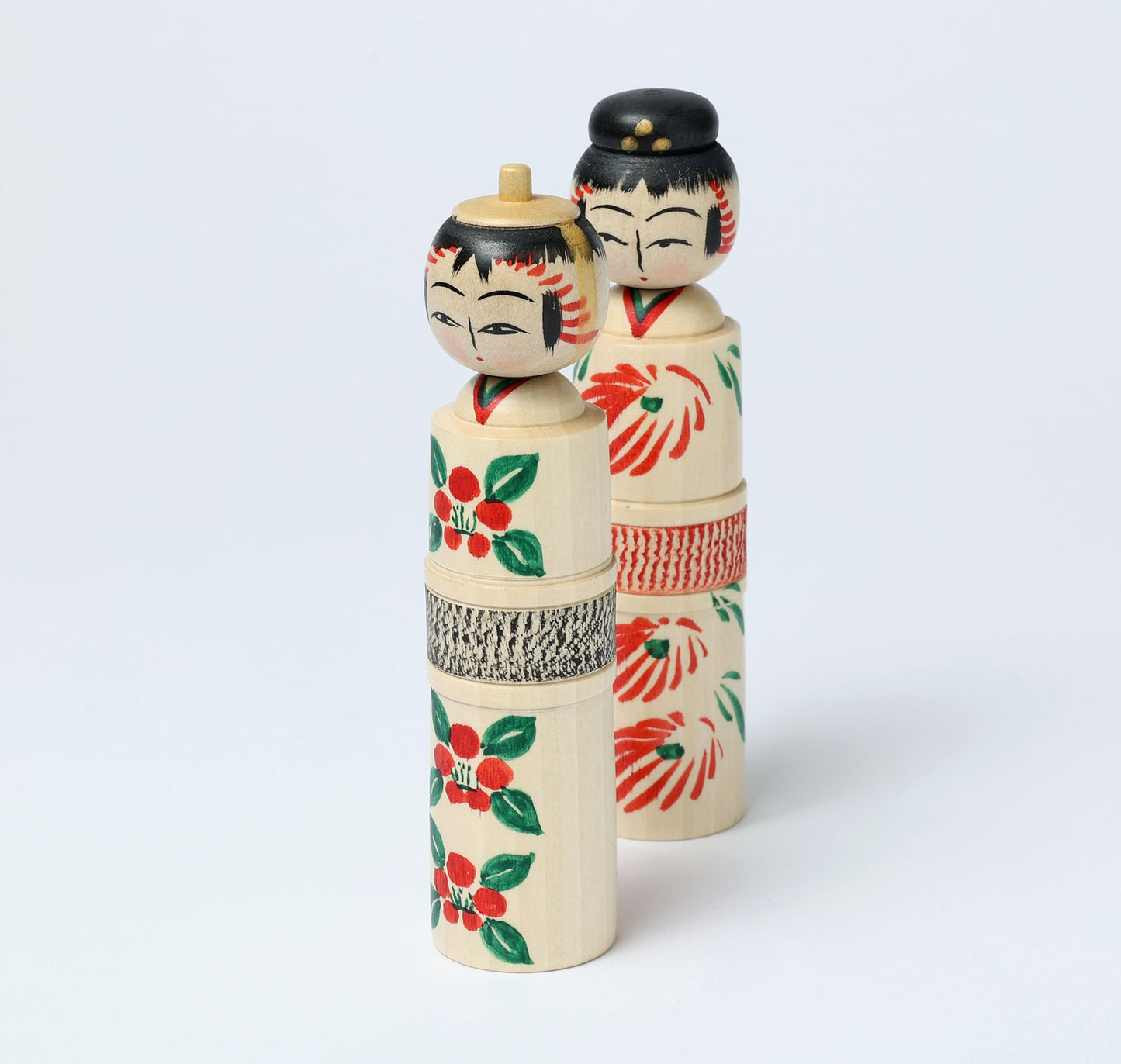 Hina kokeshi doll 雛こけし | OGASAWARA, Yoshio 小笠原義雄工人 | Togatta style 遠刈田系 | 12cm in height