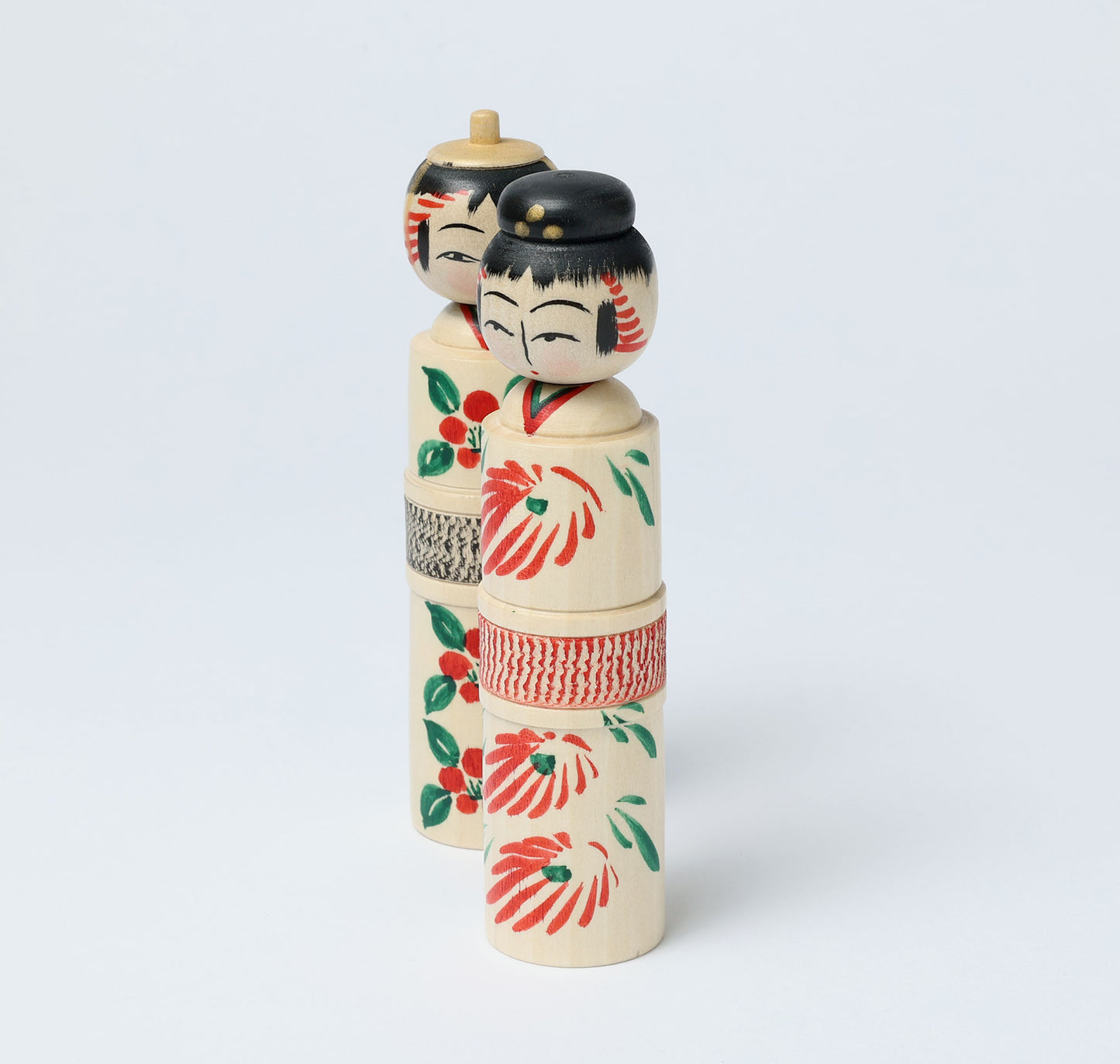Hina kokeshi doll 雛こけし | OGASAWARA, Yoshio 小笠原義雄工人 | Togatta style 遠刈田系 | 12cm in height