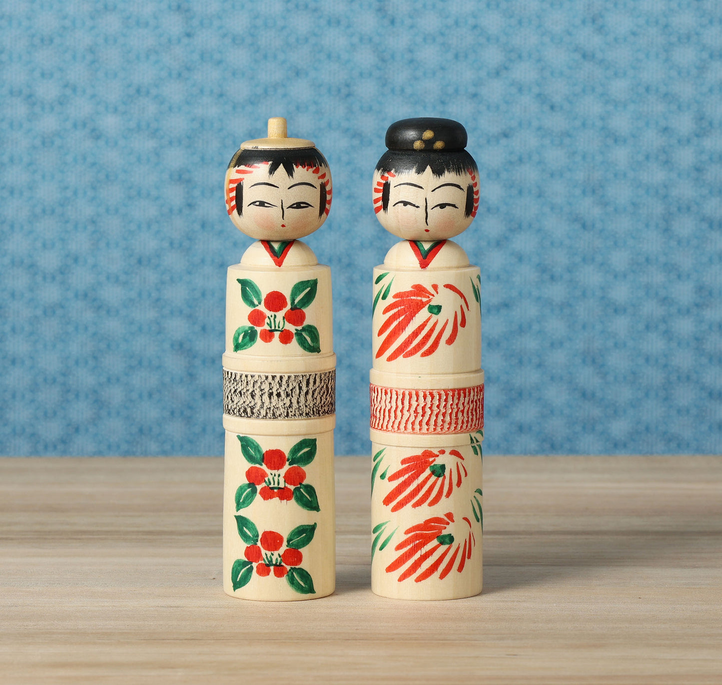 Hina kokeshi doll 雛こけし | OGASAWARA, Yoshio 小笠原義雄工人 | Togatta style 遠刈田系 | 12cm in height
