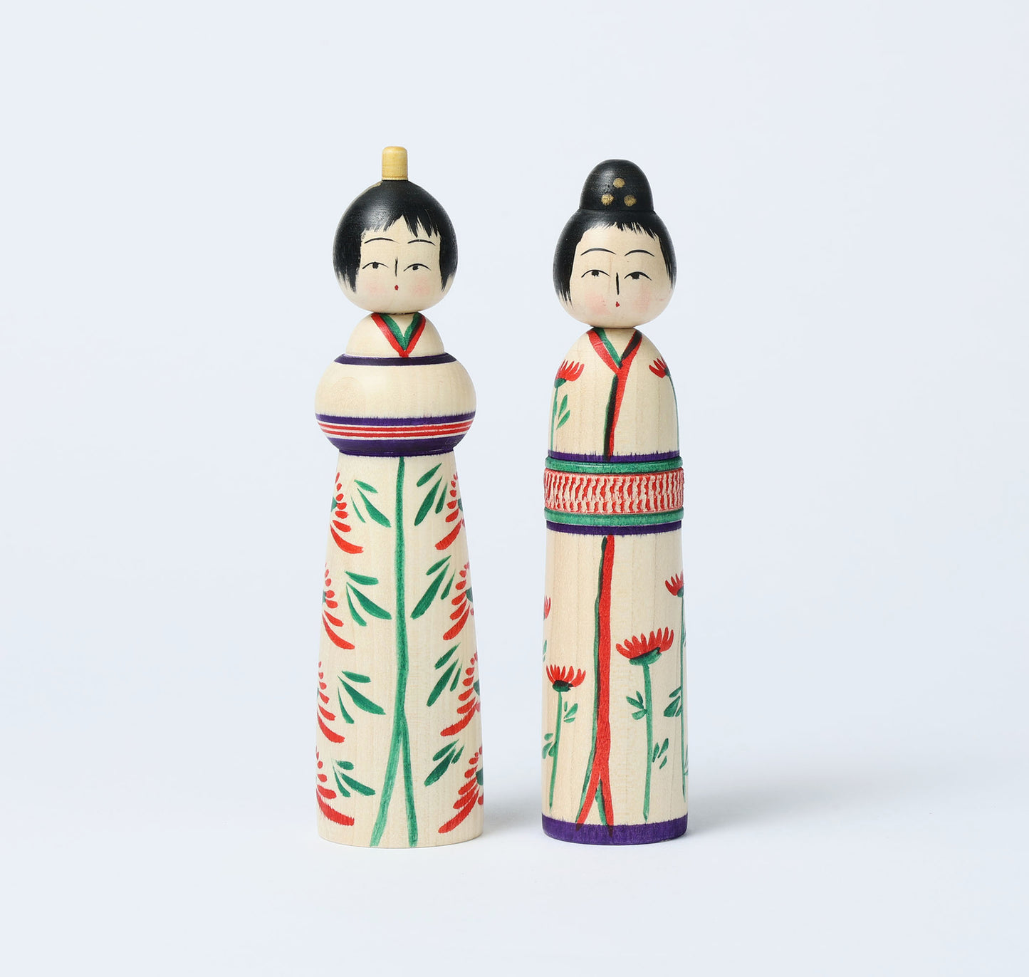 Hina kokeshi doll 雛こけし | OGASAWARA, Yoshio 小笠原義雄工人 | Togatta style 遠刈田系 | 15cm in height