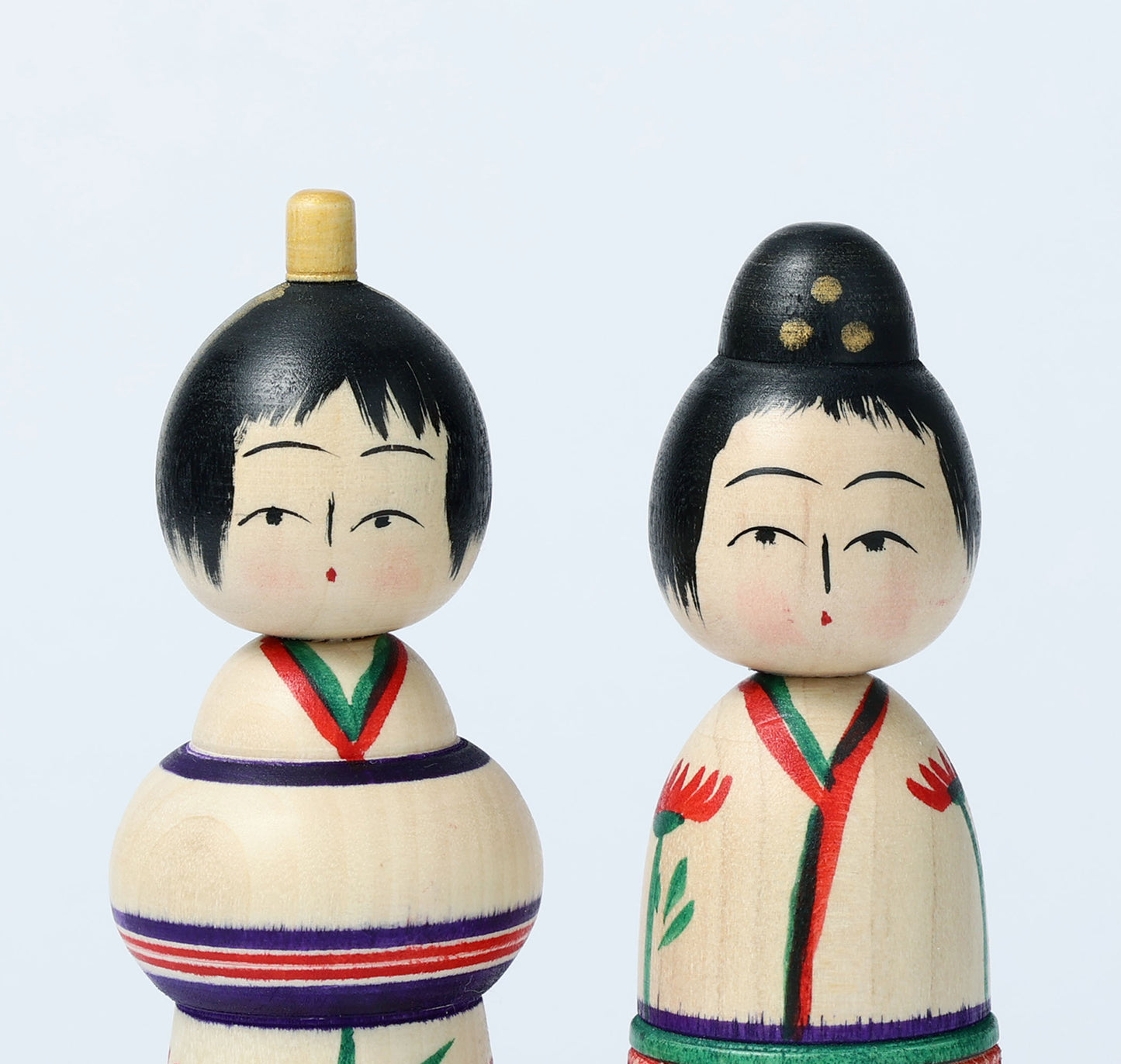 Hina kokeshi doll 雛こけし | OGASAWARA, Yoshio 小笠原義雄工人 | Togatta style 遠刈田系 | 15cm in height