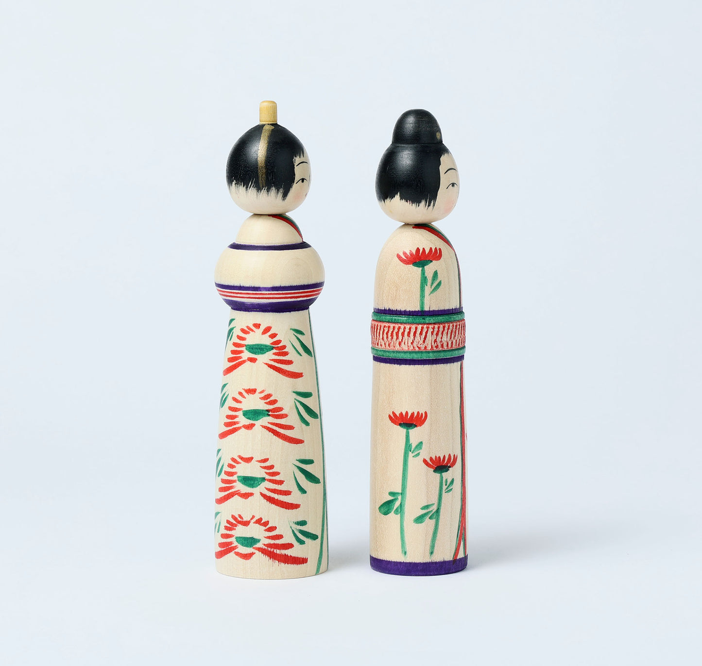 Hina kokeshi doll 雛こけし | OGASAWARA, Yoshio 小笠原義雄工人 | Togatta style 遠刈田系 | 15cm in height
