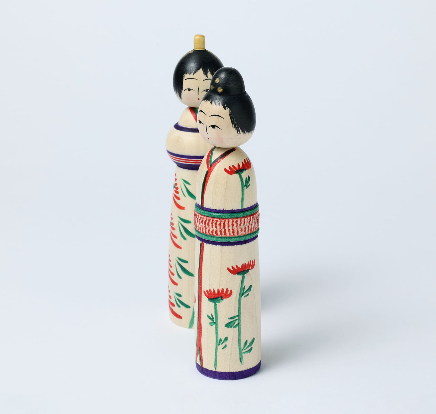 Hina kokeshi doll 雛こけし | OGASAWARA, Yoshio 小笠原義雄工人 | Togatta style 遠刈田系 | 15cm in height