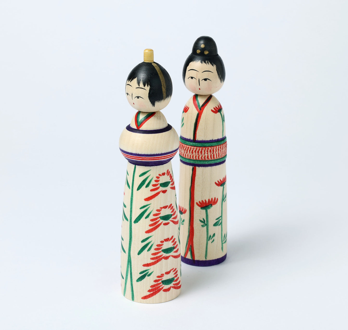 Hina kokeshi doll 雛こけし | OGASAWARA, Yoshio 小笠原義雄工人 | Togatta style 遠刈田系 | 15cm in height