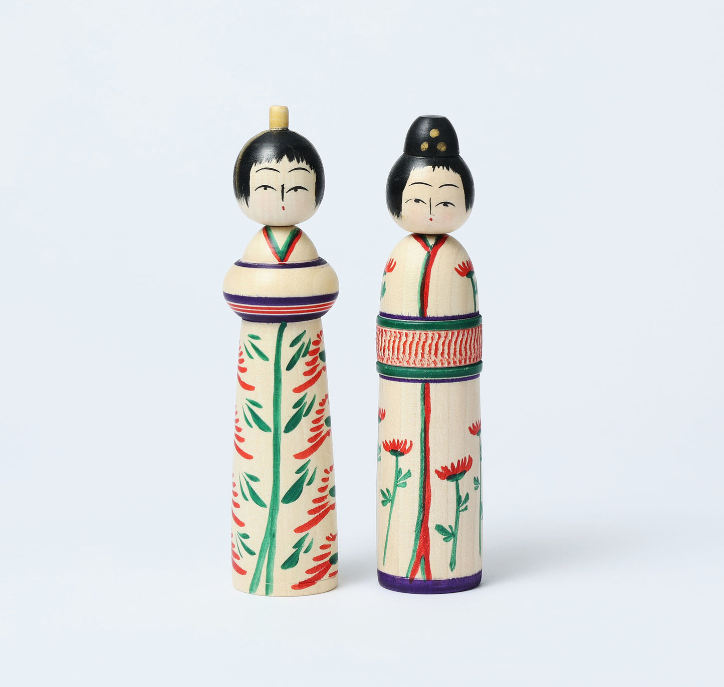 Hina kokeshi doll 雛こけし | OGASAWARA, Yoshio 小笠原義雄工人 | Togatta style 遠刈田系 | 14.5cm in height