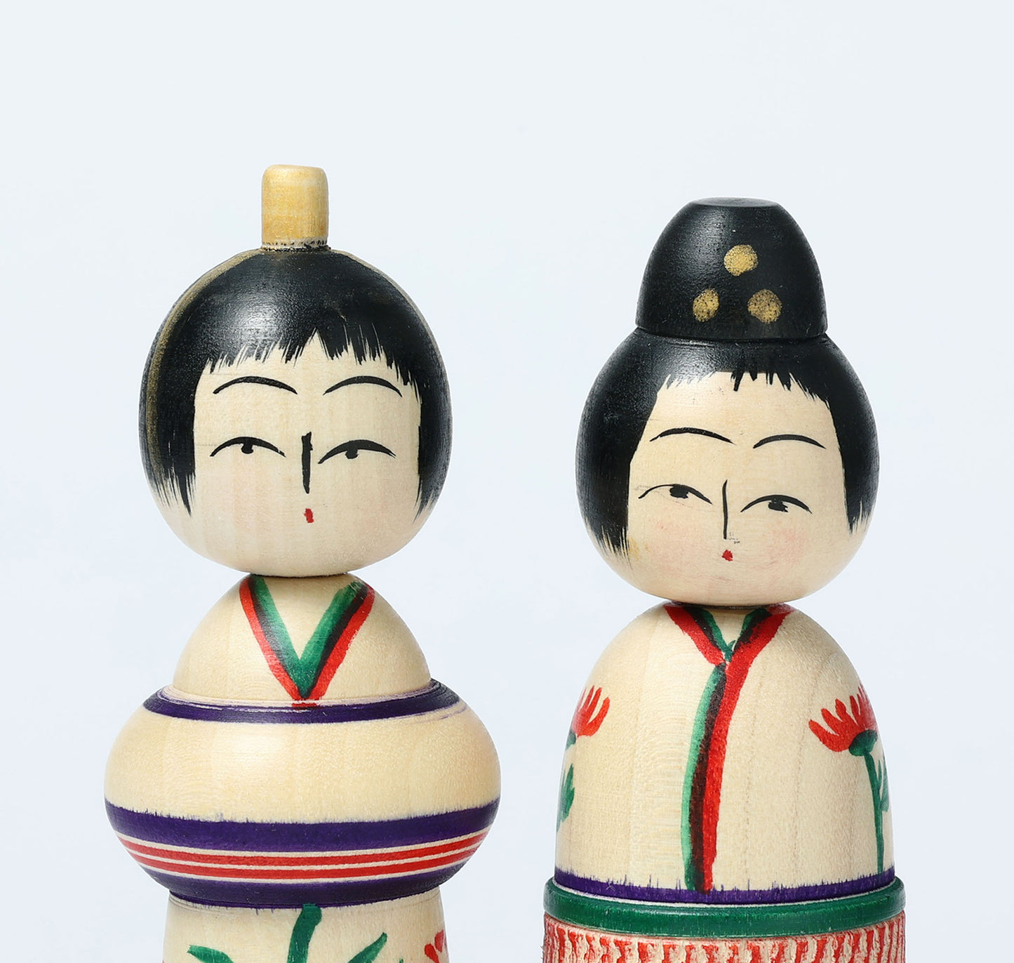 Hina kokeshi doll 雛こけし | OGASAWARA, Yoshio 小笠原義雄工人 | Togatta style 遠刈田系 | 14.5cm in height