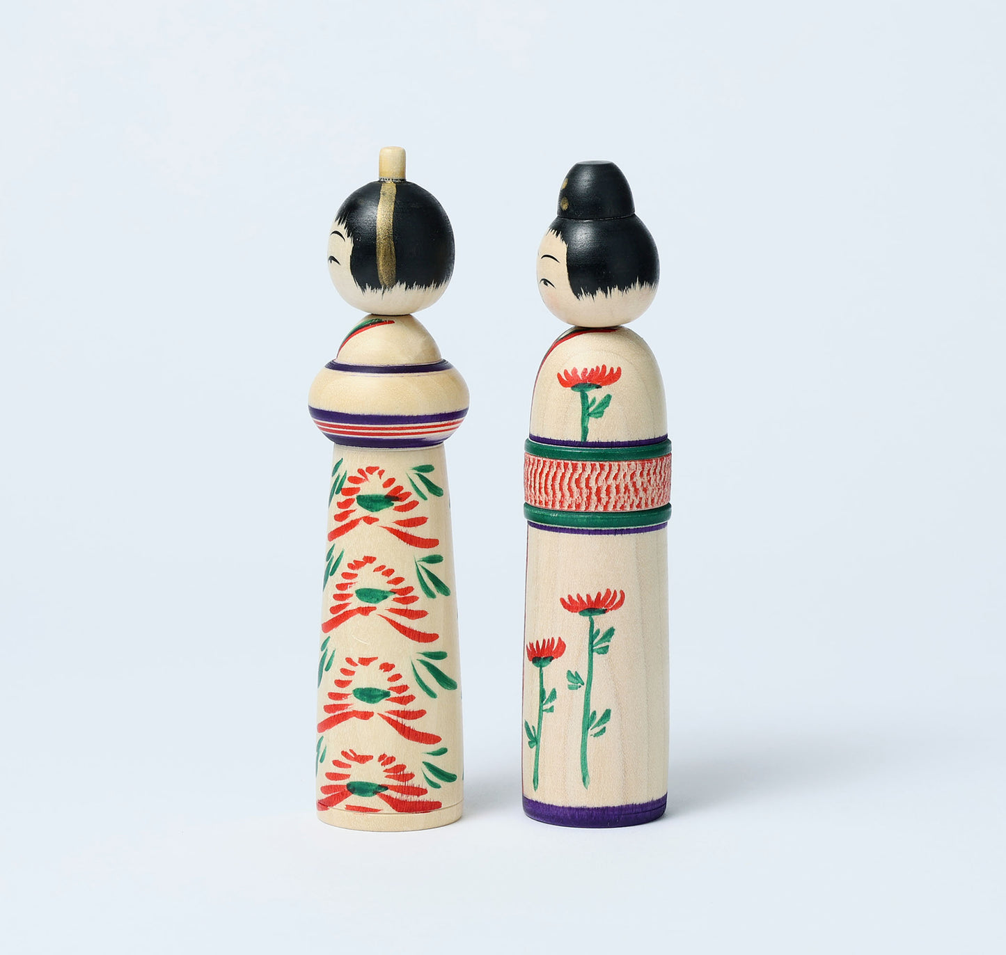 Hina kokeshi doll 雛こけし | OGASAWARA, Yoshio 小笠原義雄工人 | Togatta style 遠刈田系 | 14.5cm in height