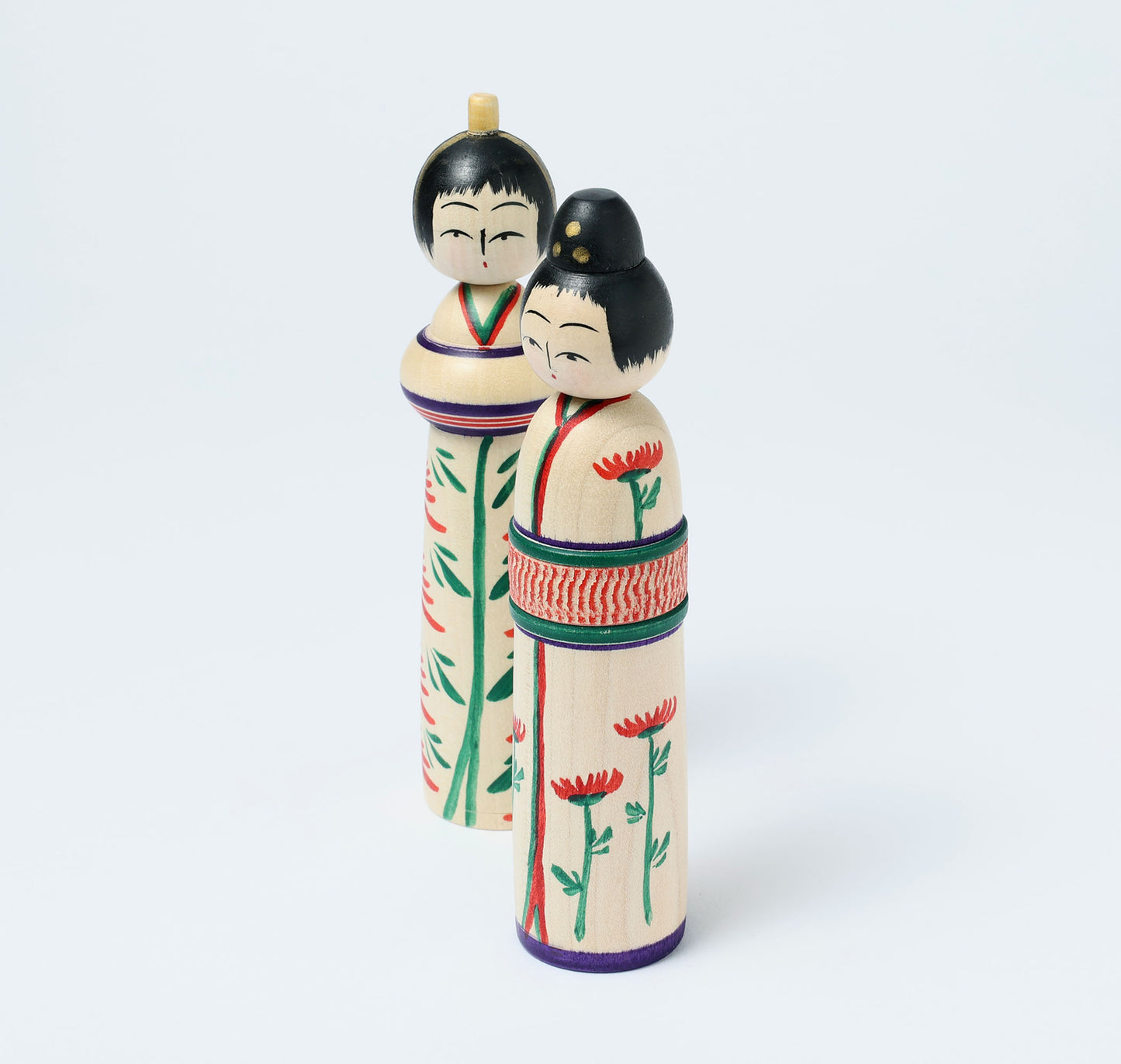 Hina kokeshi doll 雛こけし | OGASAWARA, Yoshio 小笠原義雄工人 | Togatta style 遠刈田系 | 14.5cm in height
