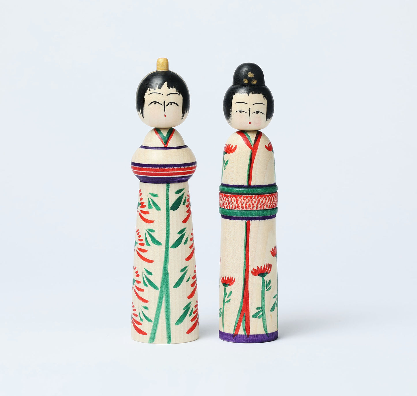 Hina kokeshi doll 雛こけし | OGASAWARA, Yoshio 小笠原義雄工人 | Togatta style 遠刈田系 | 15cm in height