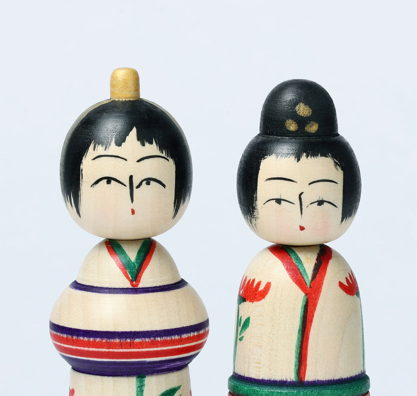 Hina kokeshi doll 雛こけし | OGASAWARA, Yoshio 小笠原義雄工人 | Togatta style 遠刈田系 | 15cm in height