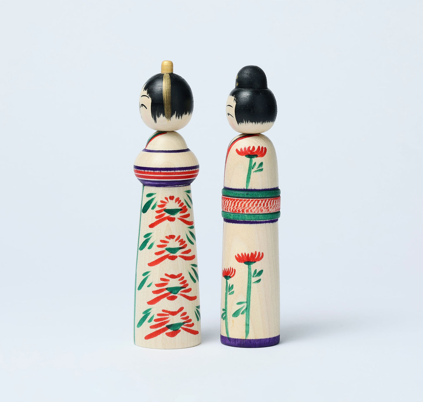 Hina kokeshi doll 雛こけし | OGASAWARA, Yoshio 小笠原義雄工人 | Togatta style 遠刈田系 | 15cm in height