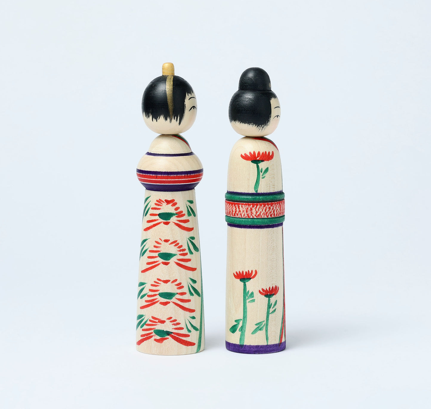 Hina kokeshi doll 雛こけし | OGASAWARA, Yoshio 小笠原義雄工人 | Togatta style 遠刈田系 | 15cm in height