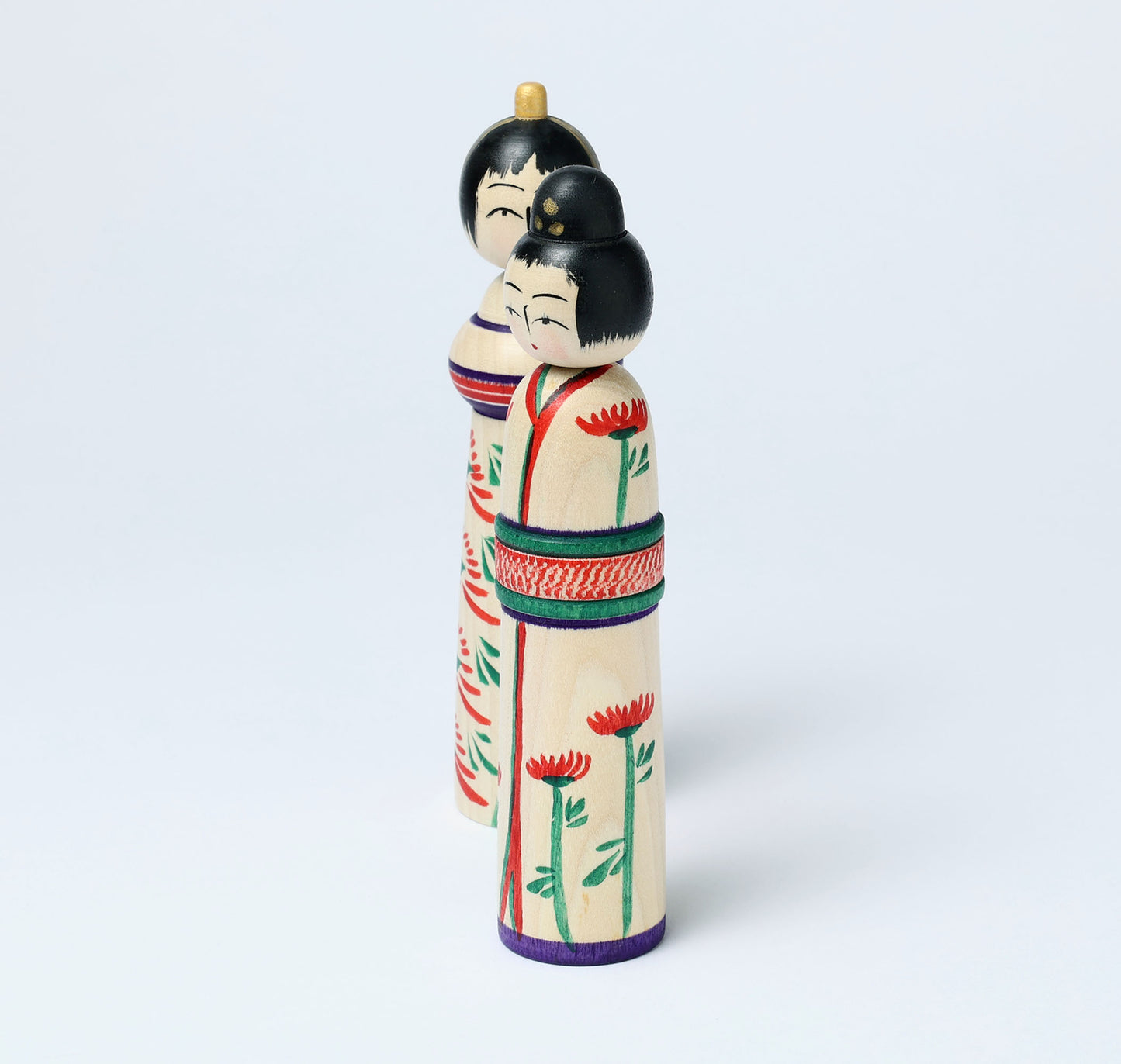 Hina kokeshi doll 雛こけし | OGASAWARA, Yoshio 小笠原義雄工人 | Togatta style 遠刈田系 | 15cm in height