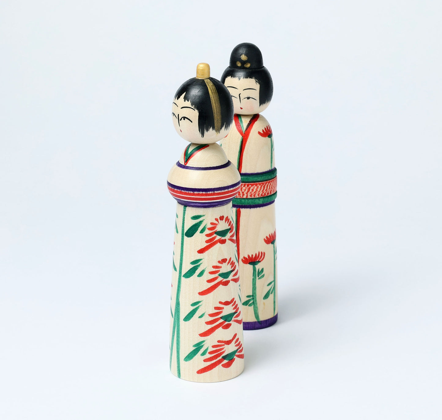 Hina kokeshi doll 雛こけし | OGASAWARA, Yoshio 小笠原義雄工人 | Togatta style 遠刈田系 | 15cm in height