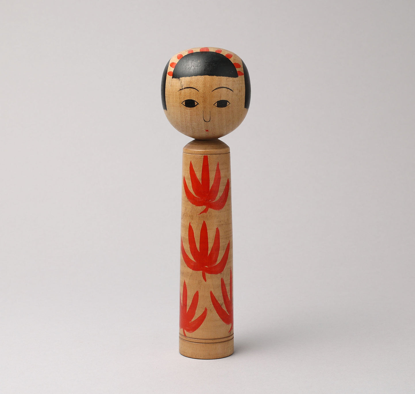 Vintage Naruko style kokeshi doll, by AKIYAMA Chuichi(1913-1984), | こけし古物 秋山忠市（鳴子系）