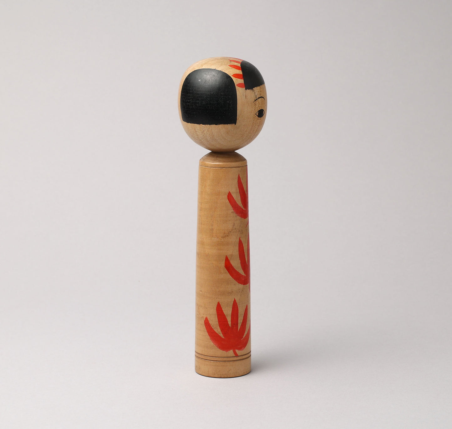 Vintage Naruko style kokeshi doll, by AKIYAMA Chuichi(1913-1984), | こけし古物 秋山忠市（鳴子系）