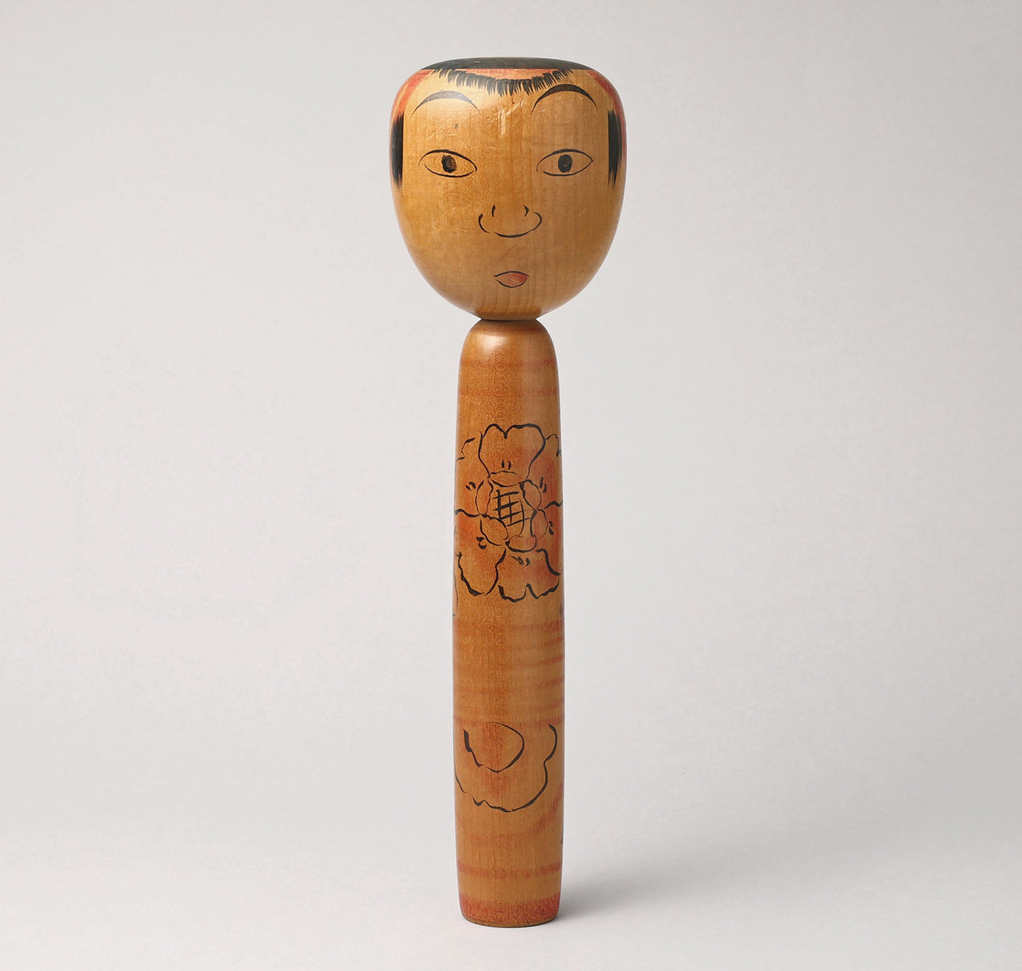 Vintage Nakanosawa style kokeshi doll-tako bozu, by KAKIZAKI Fumio (1947-) | こけし古物 柿崎文雄（中ノ沢系-たこ坊主）