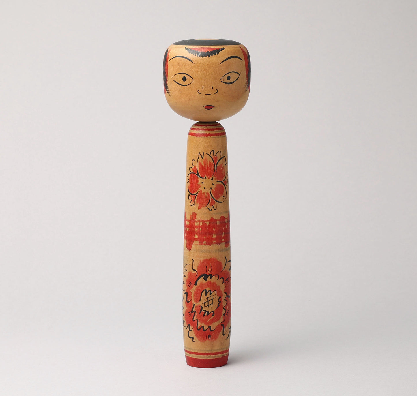 Vintage Nakanosawa style kokeshi doll-tako bozu, by SEYA Jyuji (1924-2004) | こけし古物 瀬谷重治（中ノ沢系-たこ坊主）