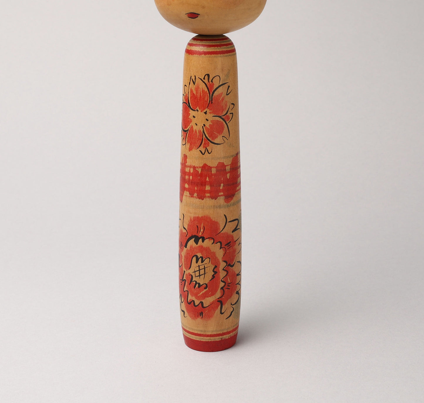 Vintage Nakanosawa style kokeshi doll-tako bozu, by SEYA Jyuji (1924-2004) | こけし古物 瀬谷重治（中ノ沢系-たこ坊主）