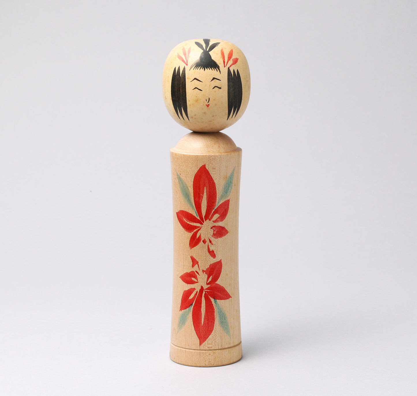 Vintage Naruko kokeshi doll, by Matsusaburo ITO (1894-1976), Naruko style | こけし古物 伊藤松三郎（鳴子系）