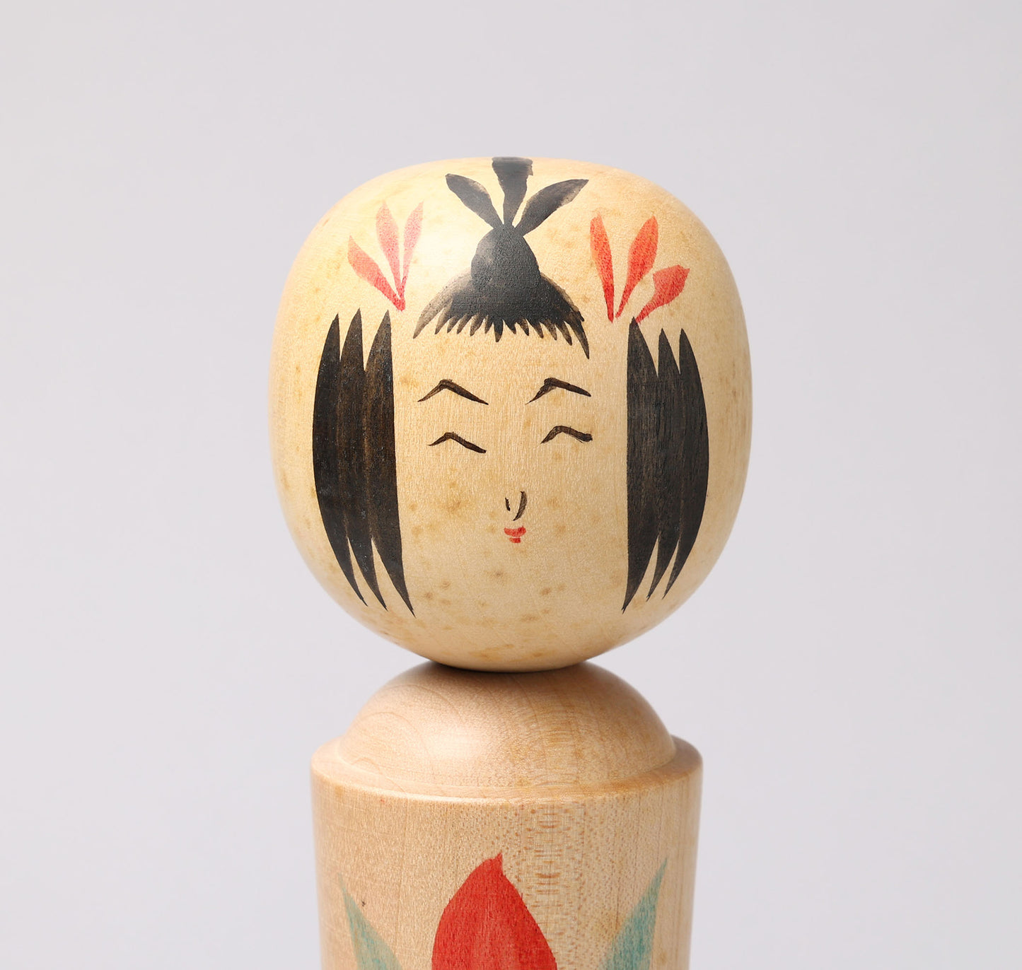 Vintage Naruko kokeshi doll, by Matsusaburo ITO (1894-1976), Naruko style | こけし古物 伊藤松三郎（鳴子系）