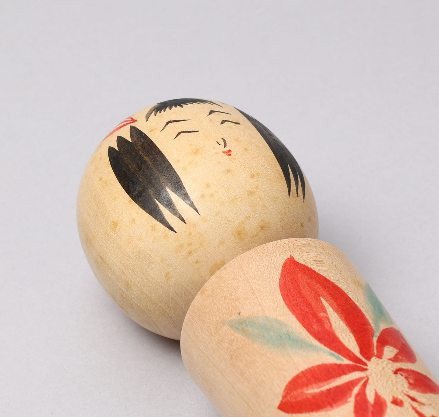 Vintage Naruko kokeshi doll, by Matsusaburo ITO (1894-1976), Naruko style | こけし古物 伊藤松三郎（鳴子系）