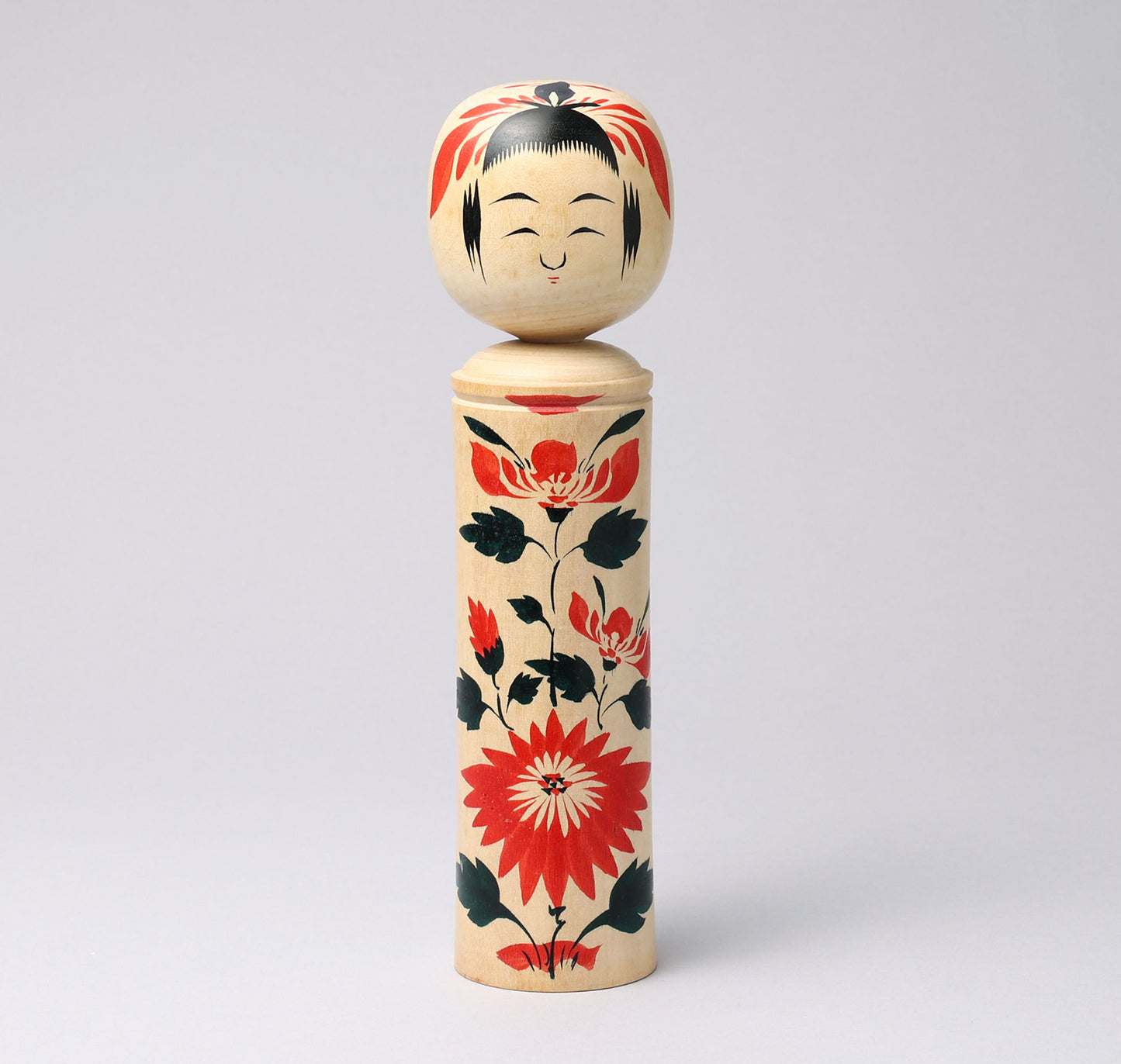 Vintage Naruko style kokeshi doll, by YOSHIDA, Katsunori (1954-) | こけし古物 吉田勝範（鳴子系）