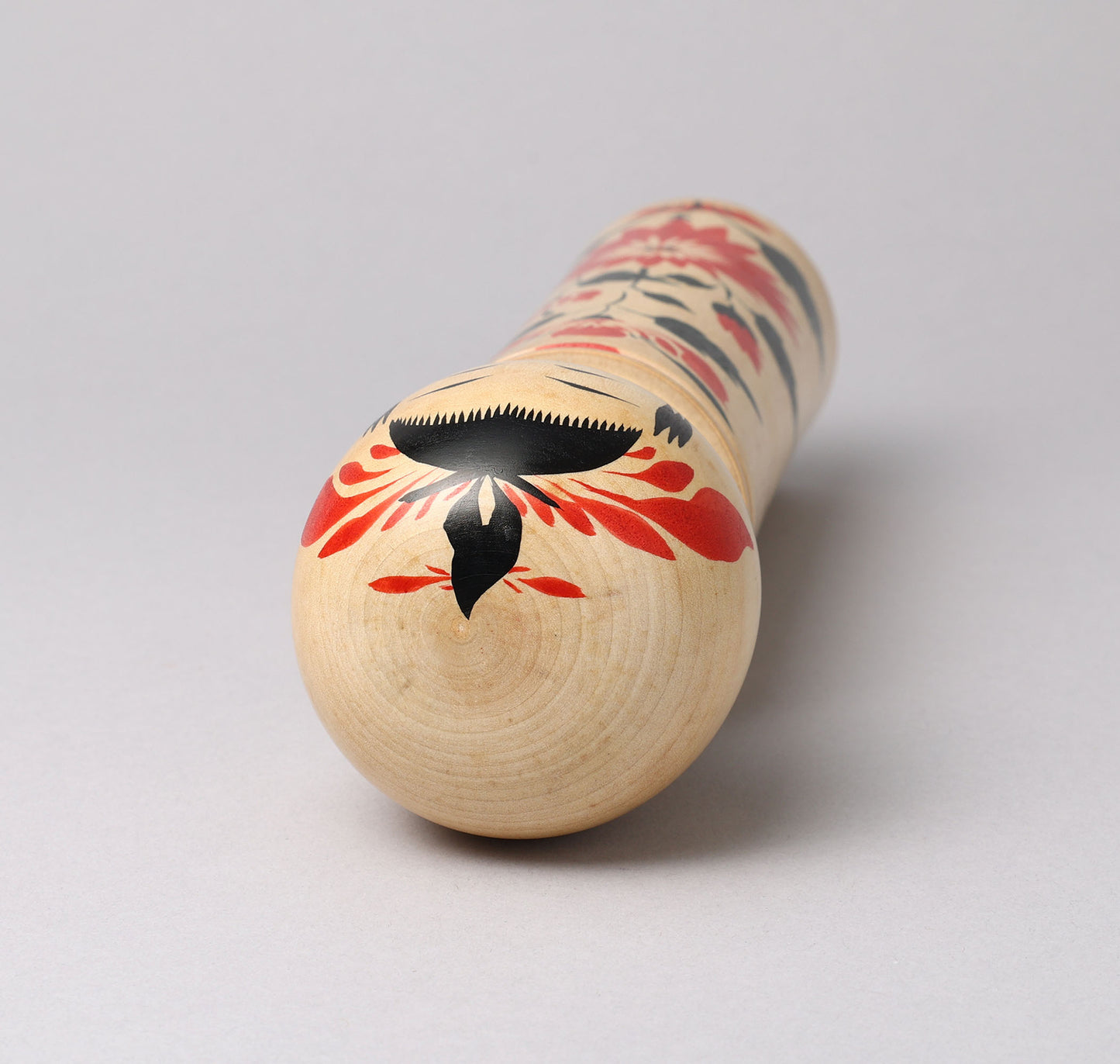 Vintage Naruko style kokeshi doll, by YOSHIDA, Katsunori (1954-) | こけし古物 吉田勝範（鳴子系）