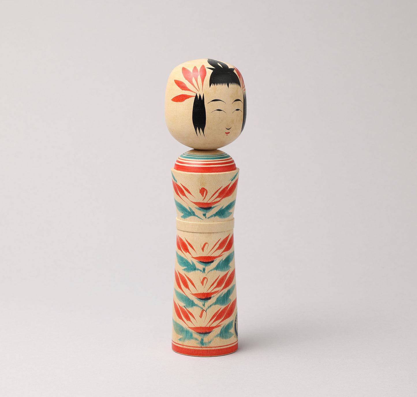 Vintage Naruko style kokeshi doll, by SATO Kazuo(1930-2009) , | こけし古物 佐藤一夫（鳴子系）