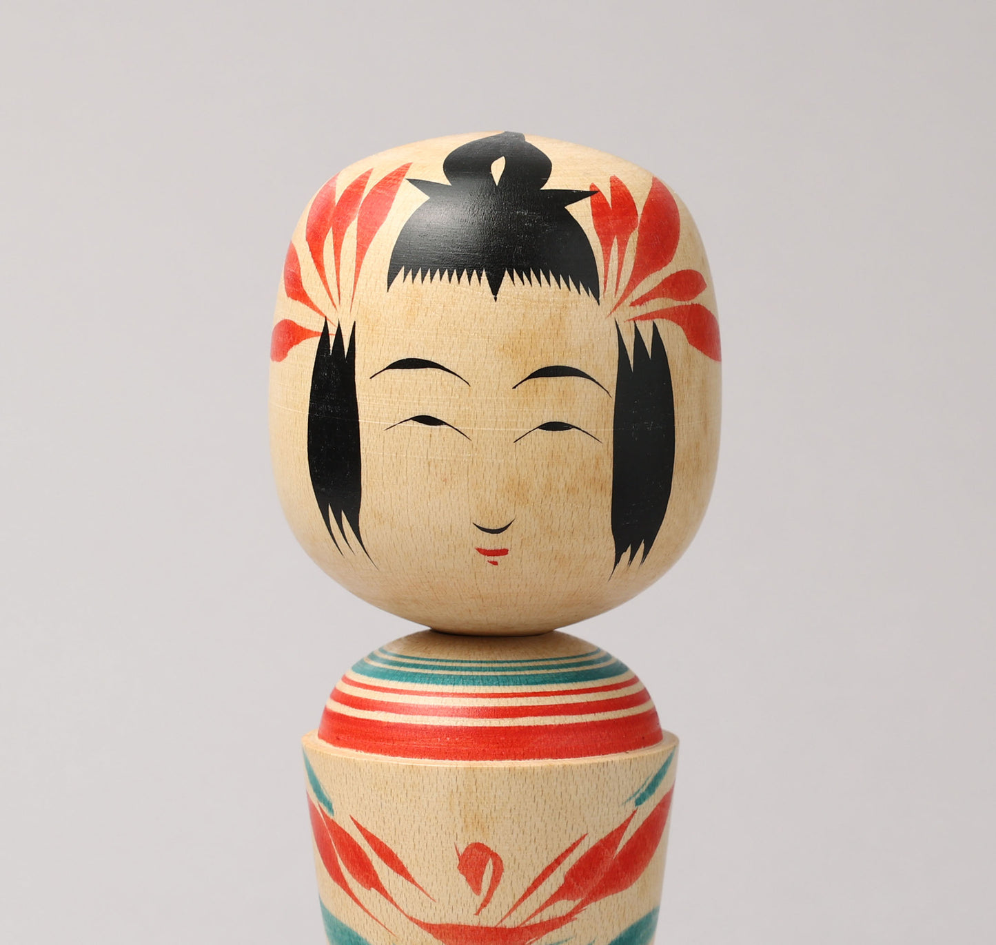 Vintage Naruko style kokeshi doll, by SATO Kazuo(1930-2009) , | こけし古物 佐藤一夫（鳴子系）