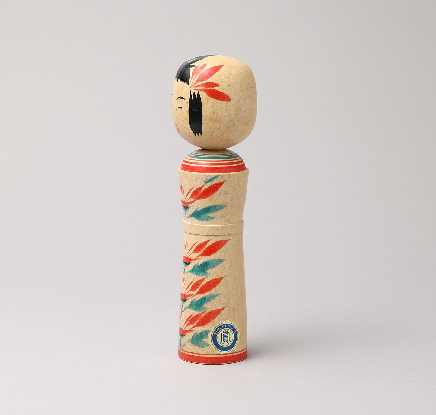 Vintage Naruko style kokeshi doll, by SATO Kazuo(1930-2009) , | こけし古物 佐藤一夫（鳴子系）