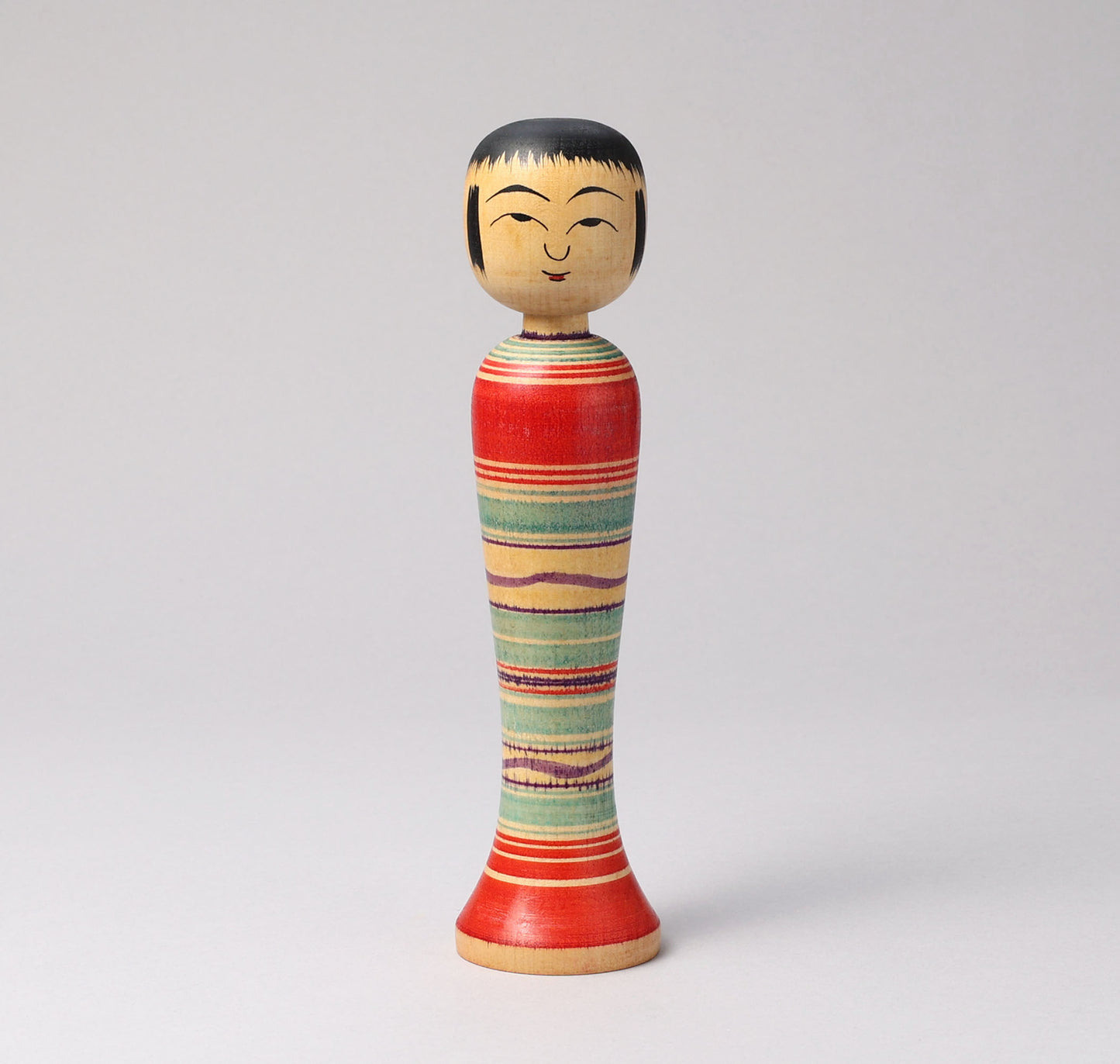 Vintage Hijiori style kokeshi doll, by Bunikichi SATO(1922-2008) | こけし古物 佐藤文吉（肘折系）