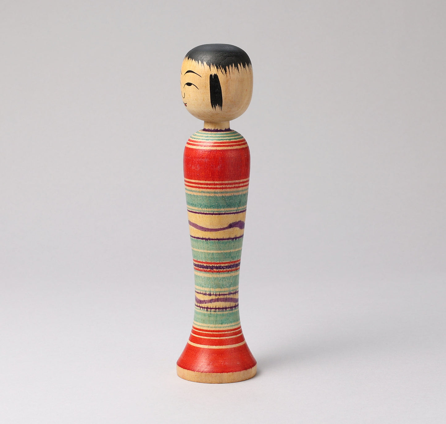 Vintage Hijiori style kokeshi doll, by Bunikichi SATO(1922-2008) | こけし古物 佐藤文吉（肘折系）