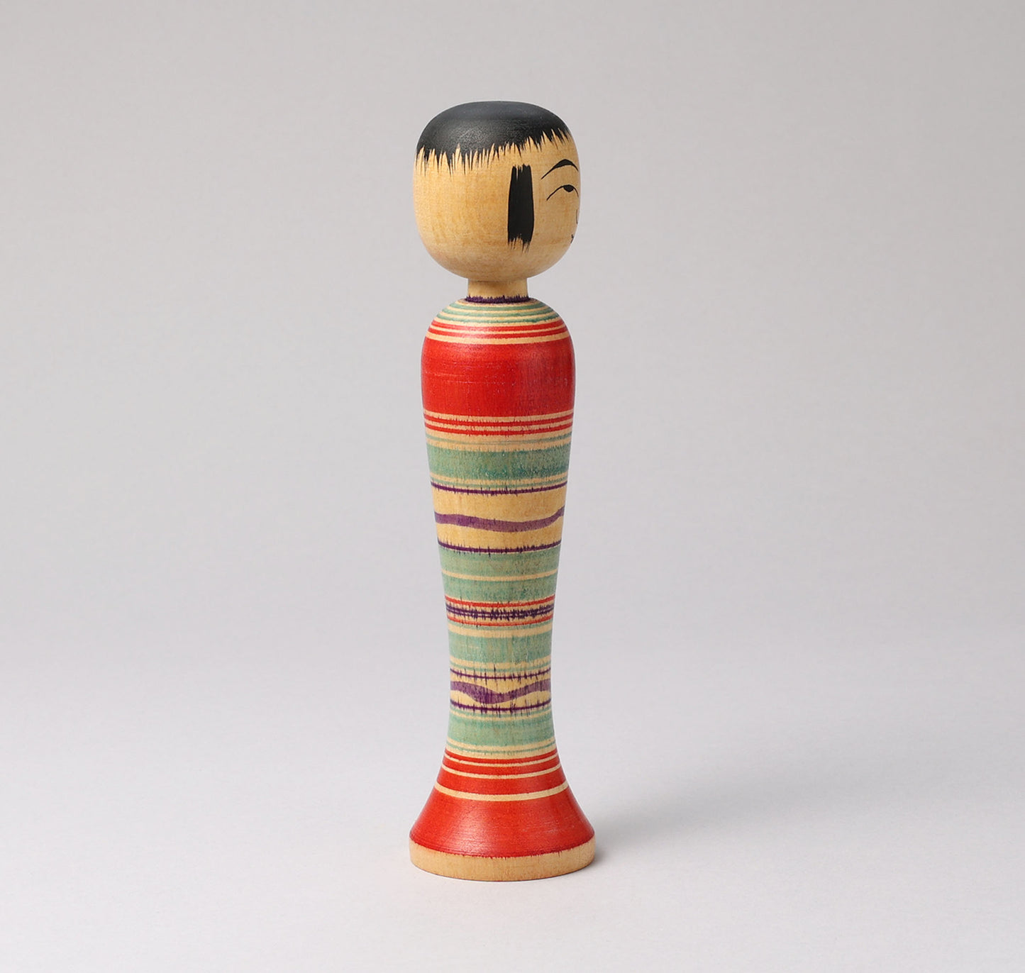 Vintage Hijiori style kokeshi doll, by Bunikichi SATO(1922-2008) | こけし古物 佐藤文吉（肘折系）