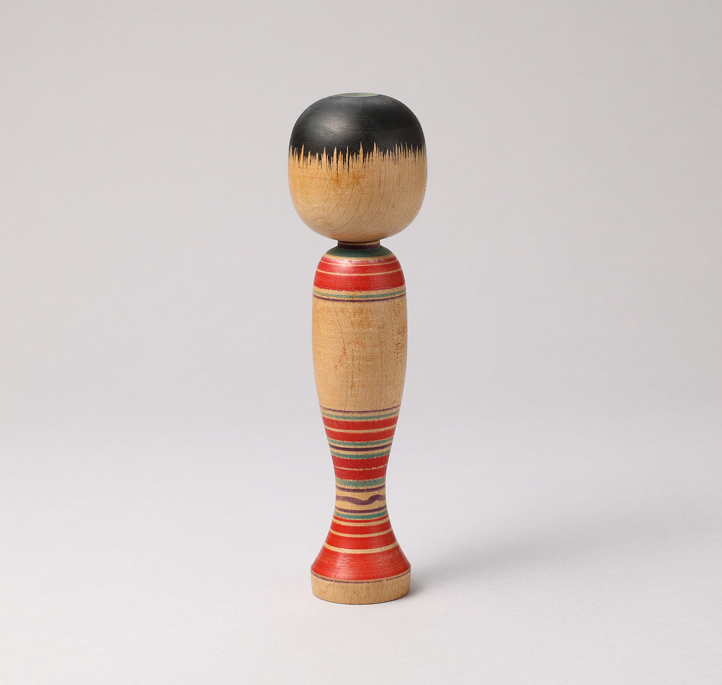 Vintage Hijiori style kokeshi doll, by Bunikichi SATO(1922-2008) | こけし古物 佐藤文吉（肘折系）