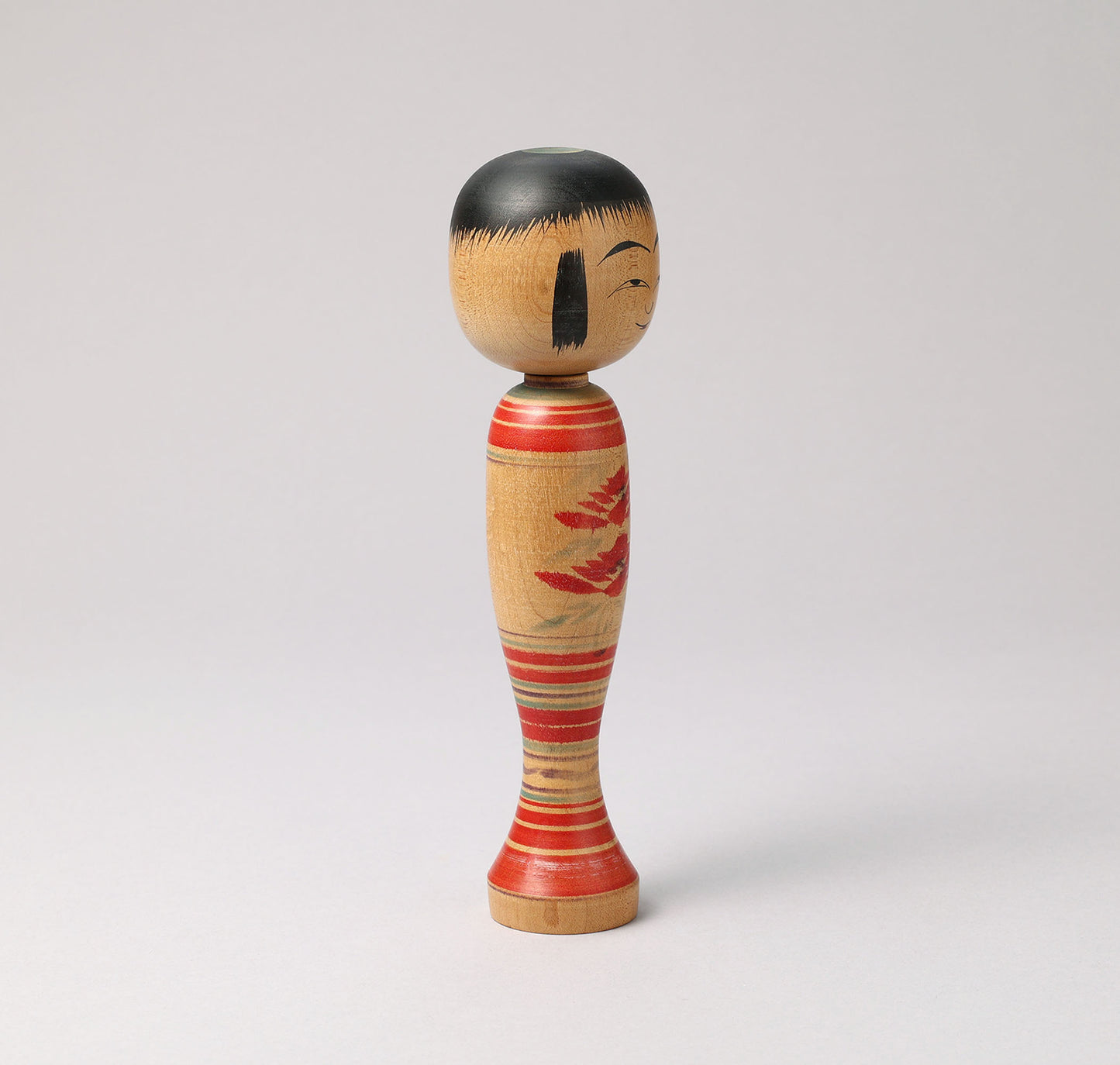 Vintage Hijiori style kokeshi doll, by Bunikichi SATO(1922-2008) | こけし古物 佐藤文吉（肘折系）