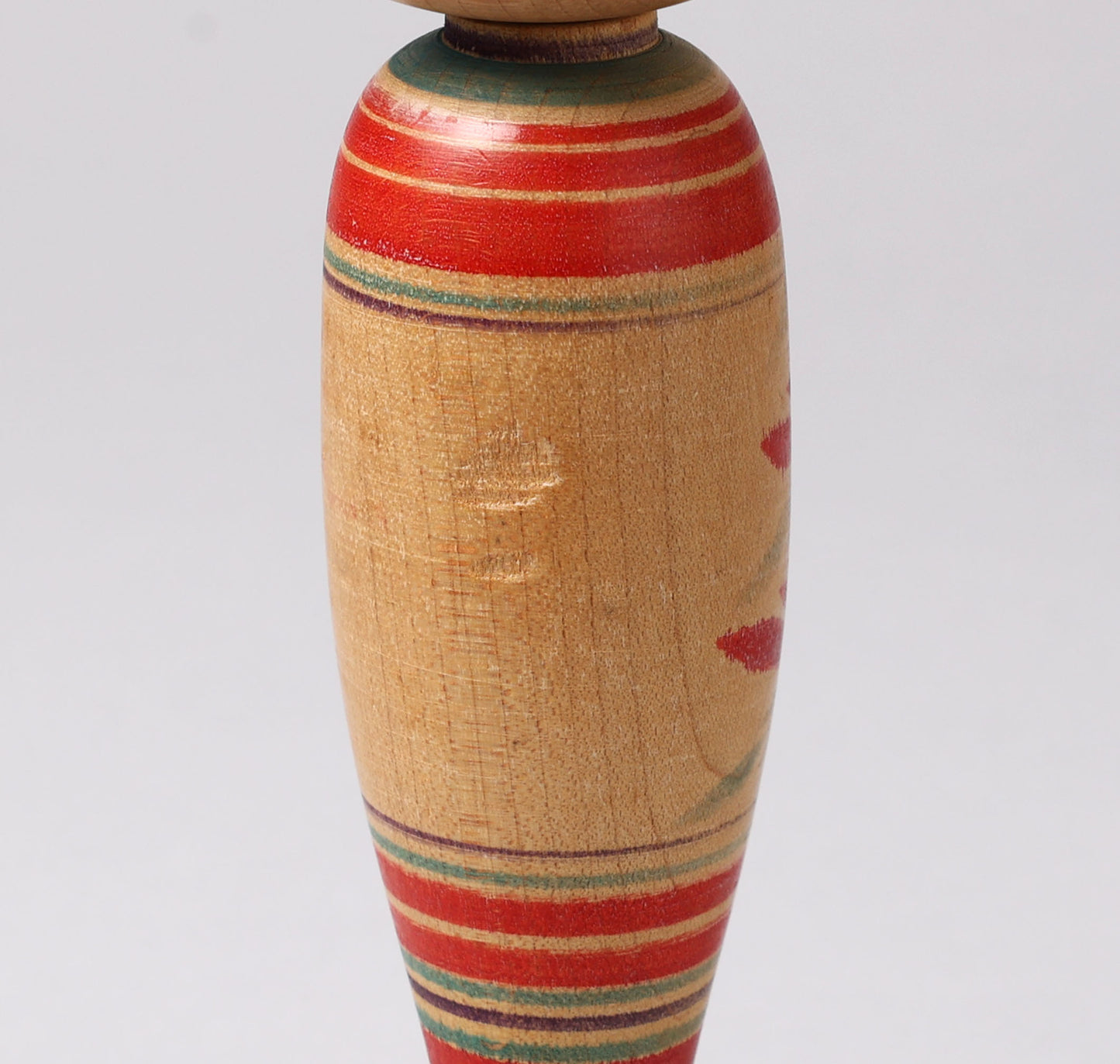 Vintage Hijiori style kokeshi doll, by Bunikichi SATO(1922-2008) | こけし古物 佐藤文吉（肘折系）