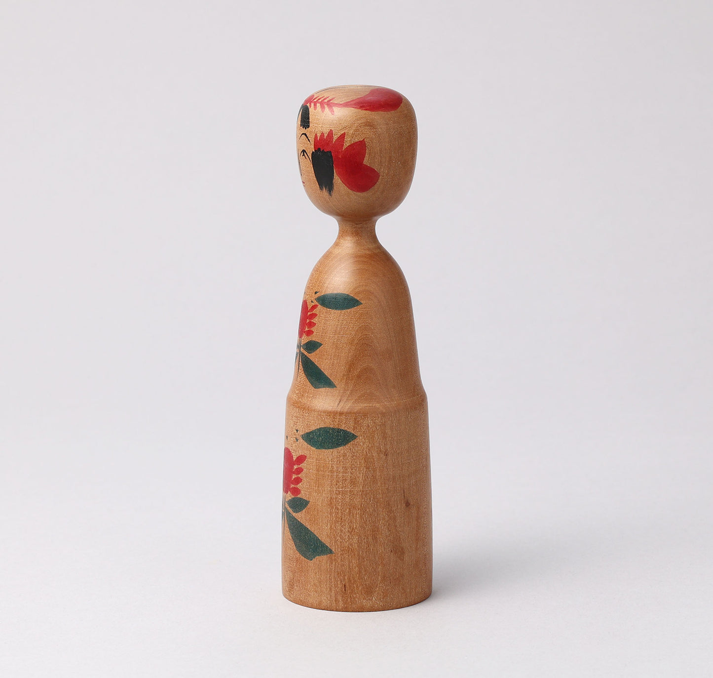 Vintage Sakunami style kokeshi, by Denkichi HAYASAKA (1926 -1999) | 伝統こけし 早坂伝吉（作並系）